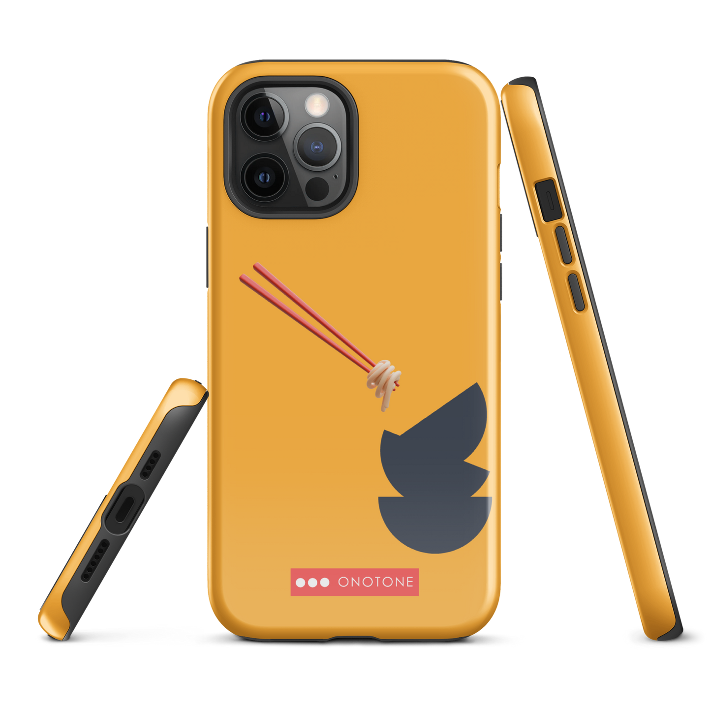 Dual Layer yellow modern iPhone® Case