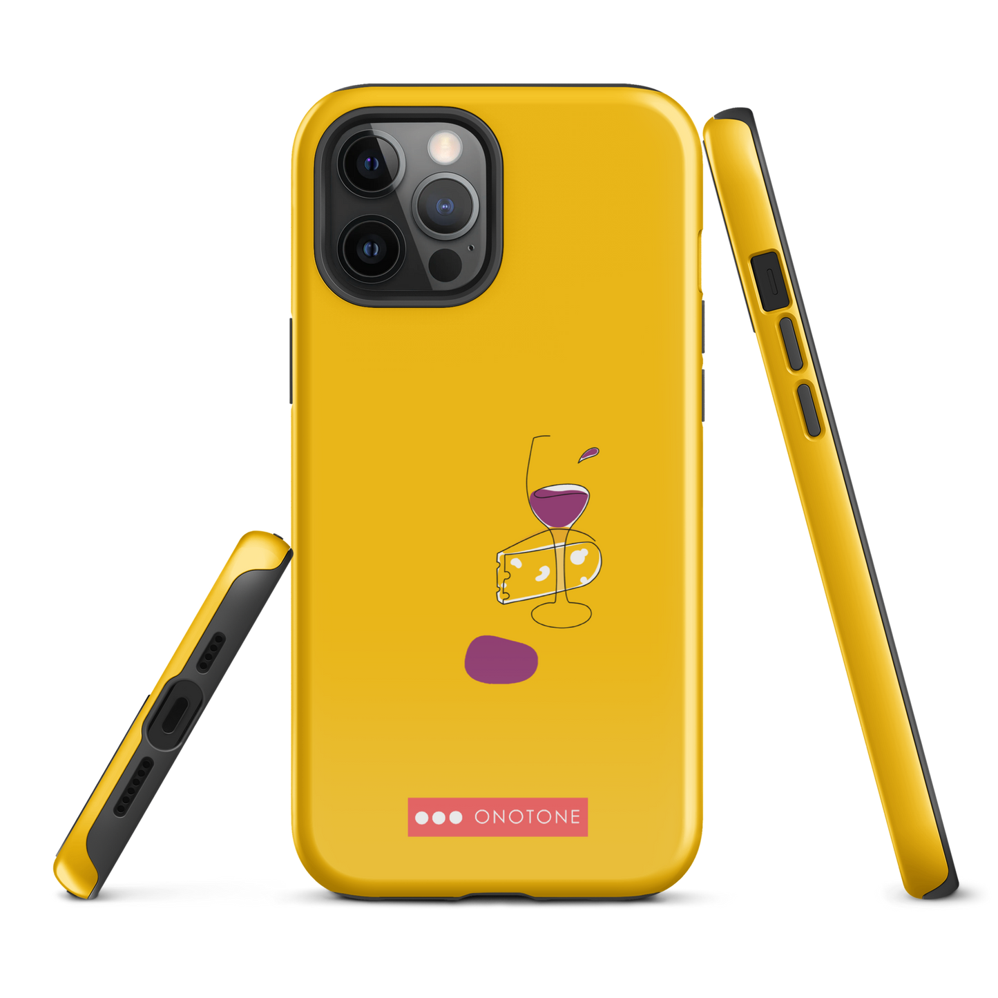 Dual Layer wine glass modern iPhone® Case