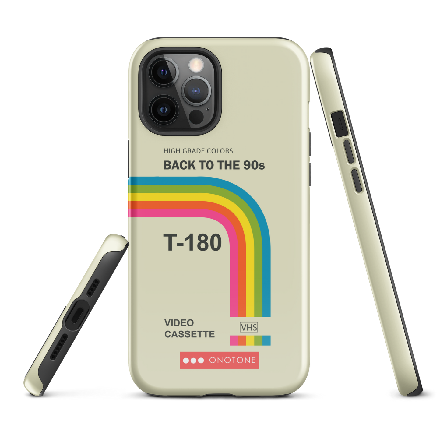 Dual Layer back to 90s VHS modern iPhone® Case