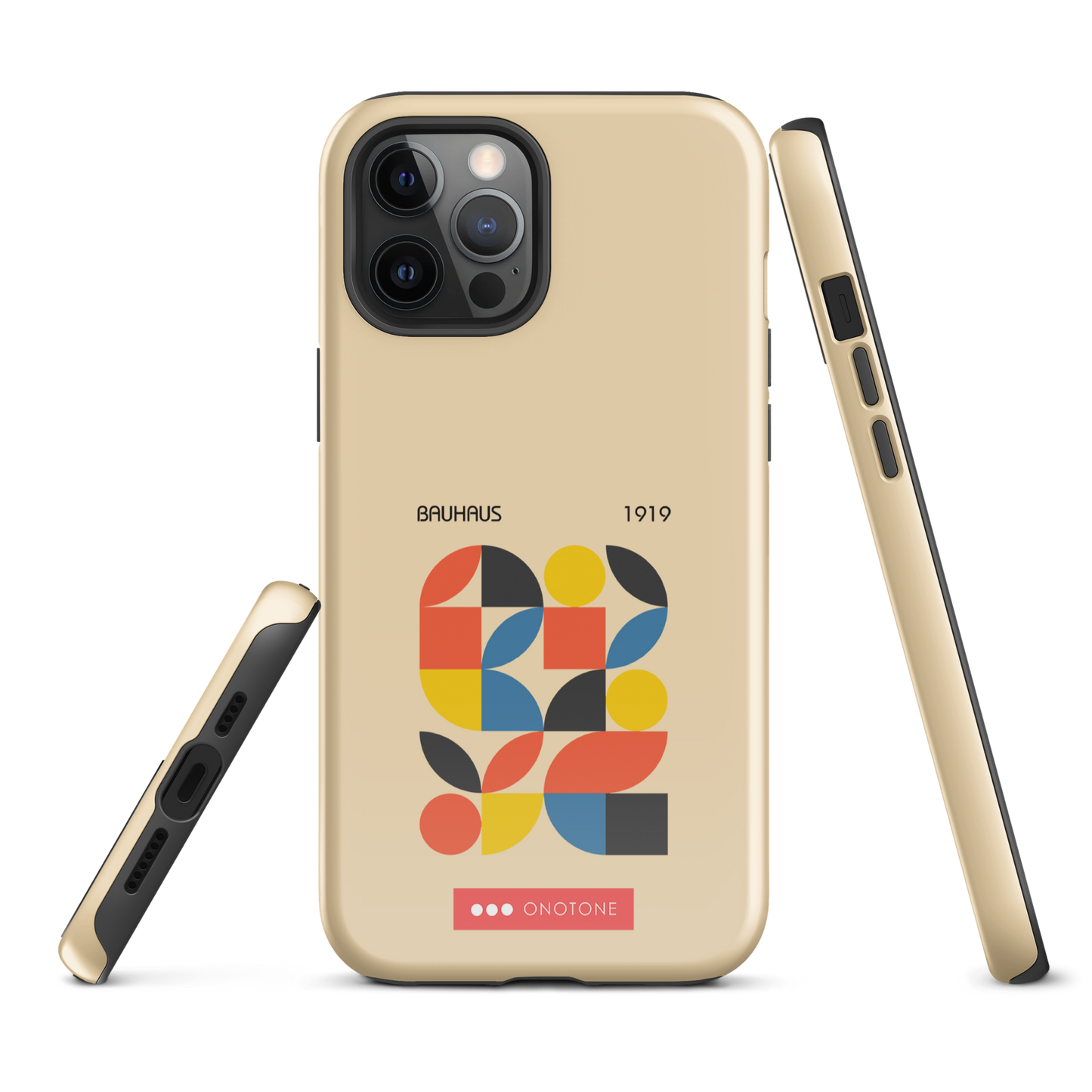 Dual Layer Bauhaus modern iPhone® Case