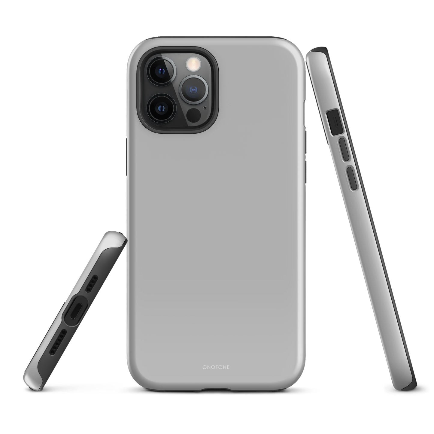 GRAY MINIMALIST IPHONE® CASE - PANTONE® COOL GRAY 4