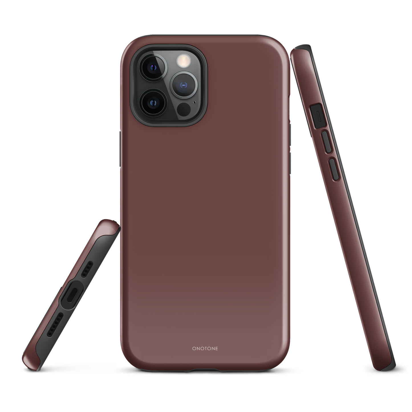 DARK BROWN MINIMALIST IPHONE® CASE - PANTONE® HOT CHOCOLATE