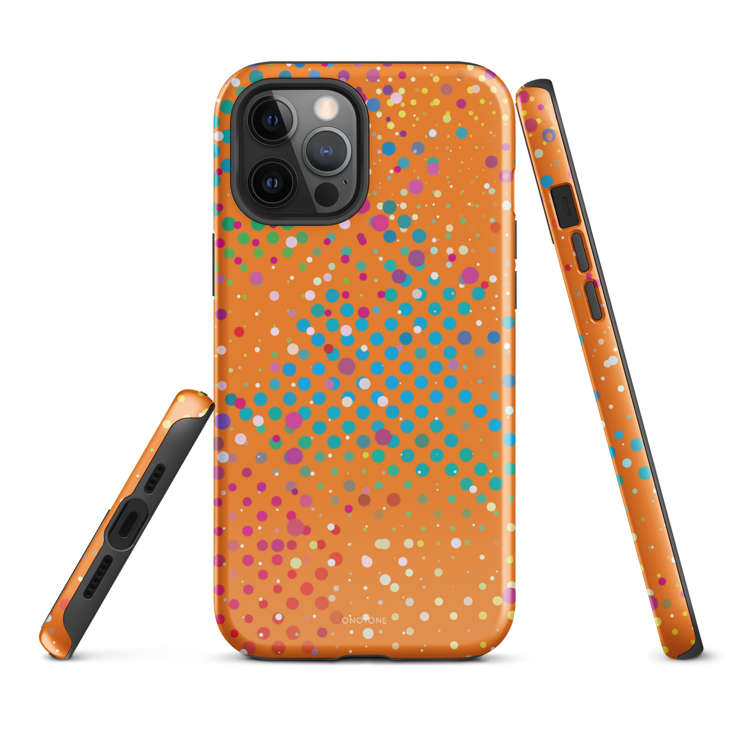 Philippine Orange Polka Dot iPhone 12 Pro Max Case