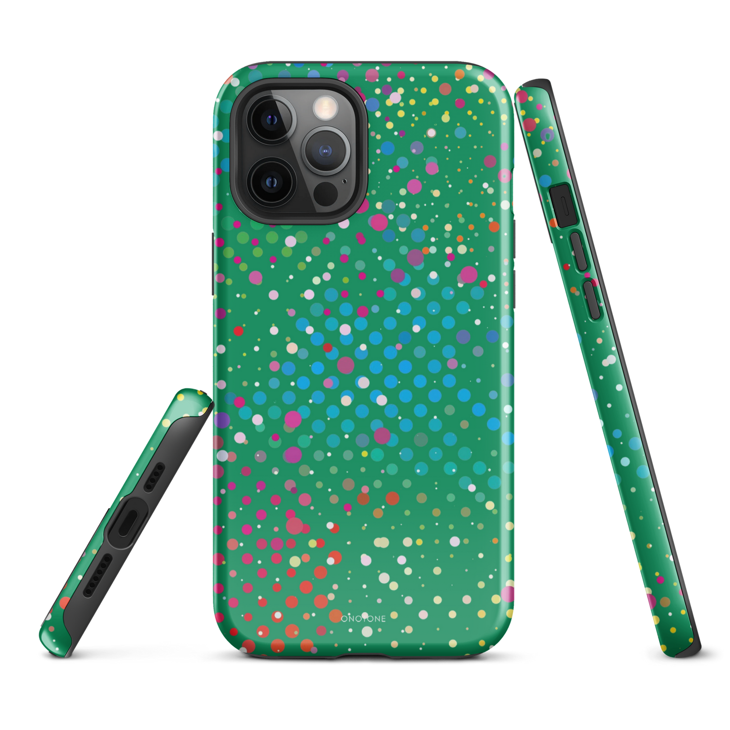 Irish Green Polka Dot iPhone 12 Pro Max Case