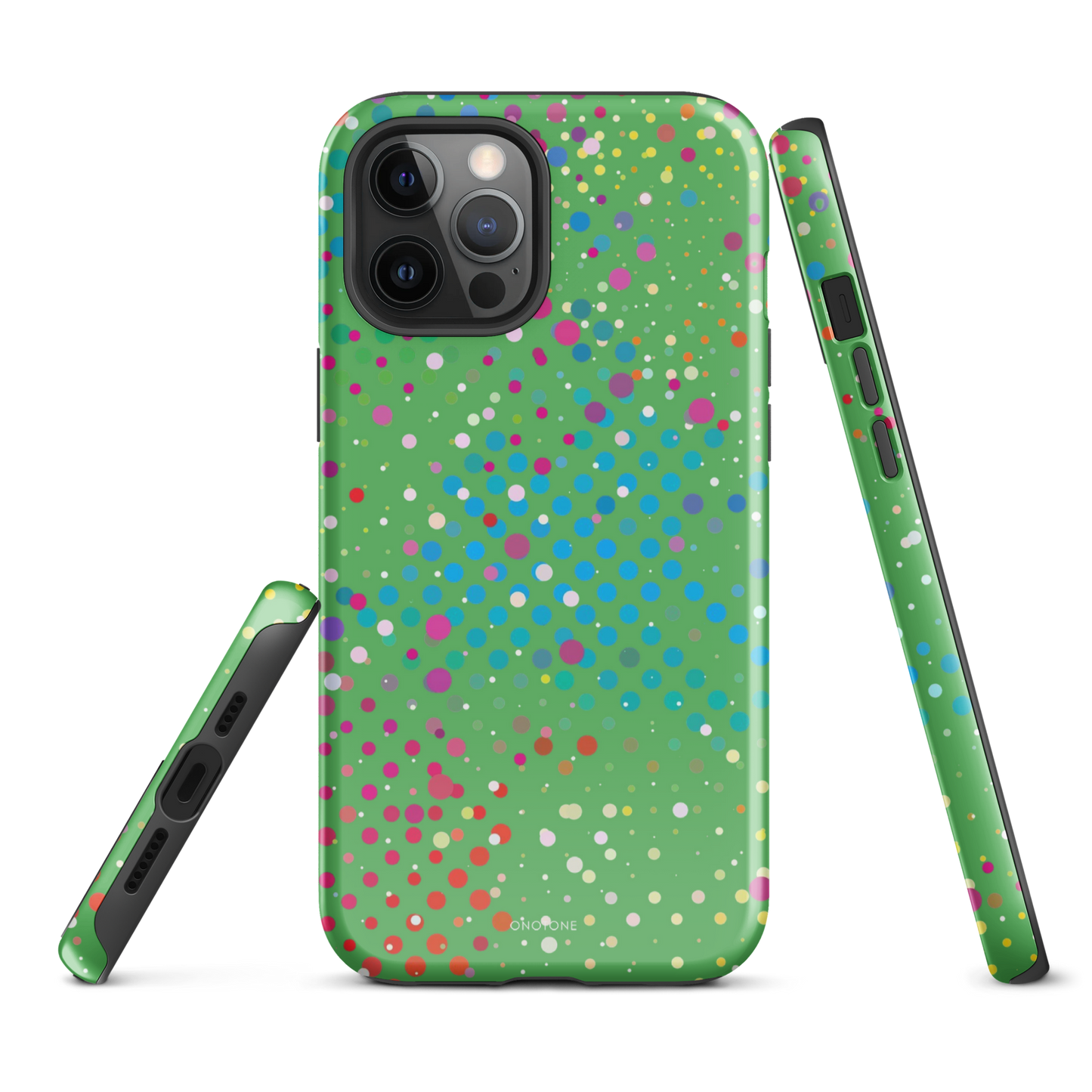 Leafy Green Polka Dot iPhone 12 Pro Max Case