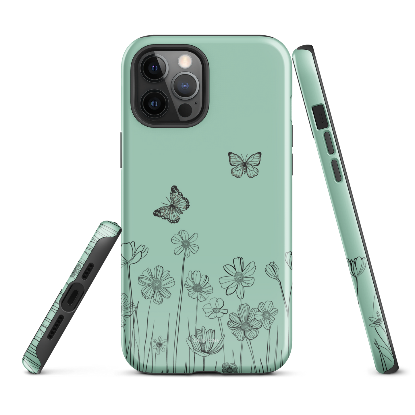 Clean Green Pastel Color iPhone 12 Pro Max Case