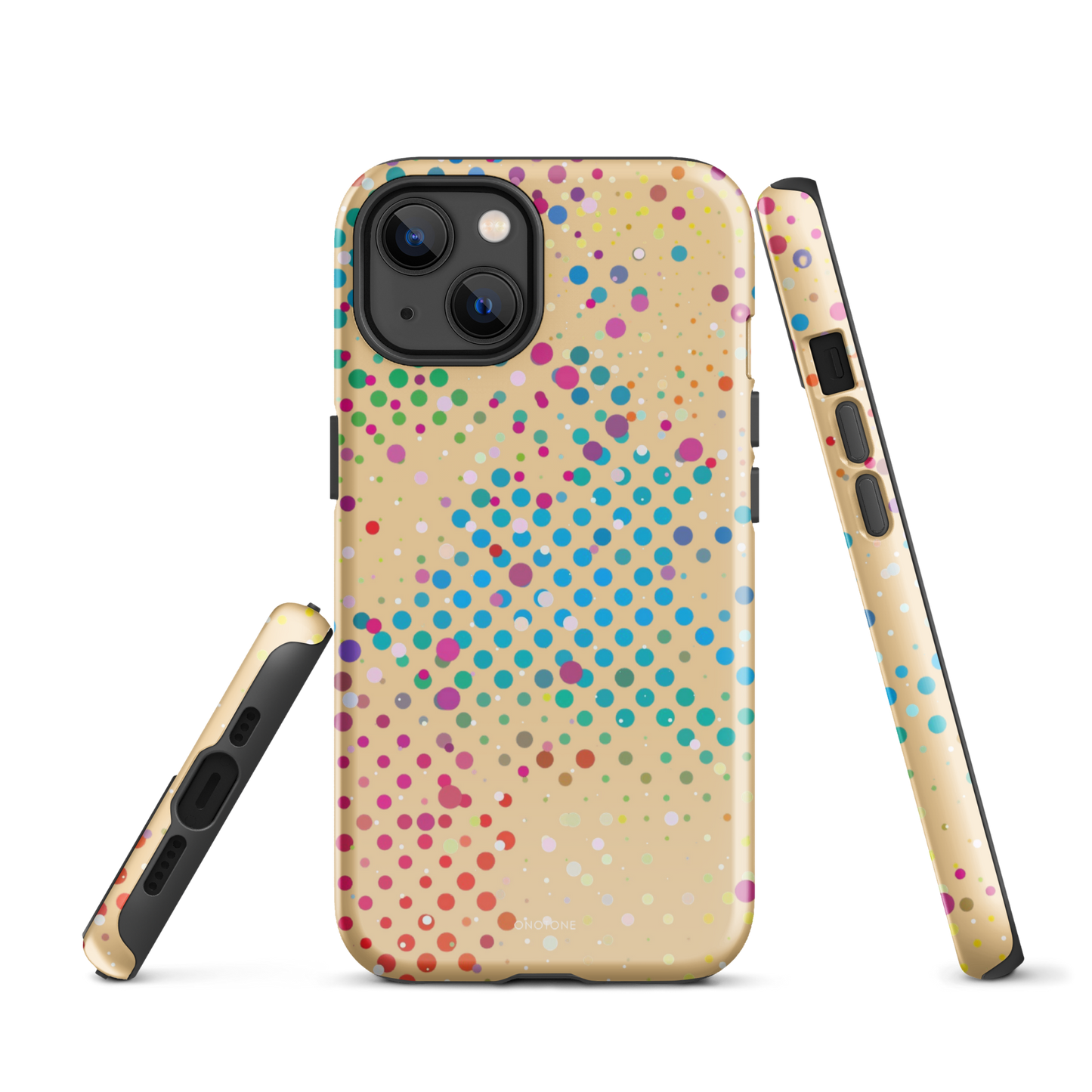 Beige Polka Dot iPhone 13 Case