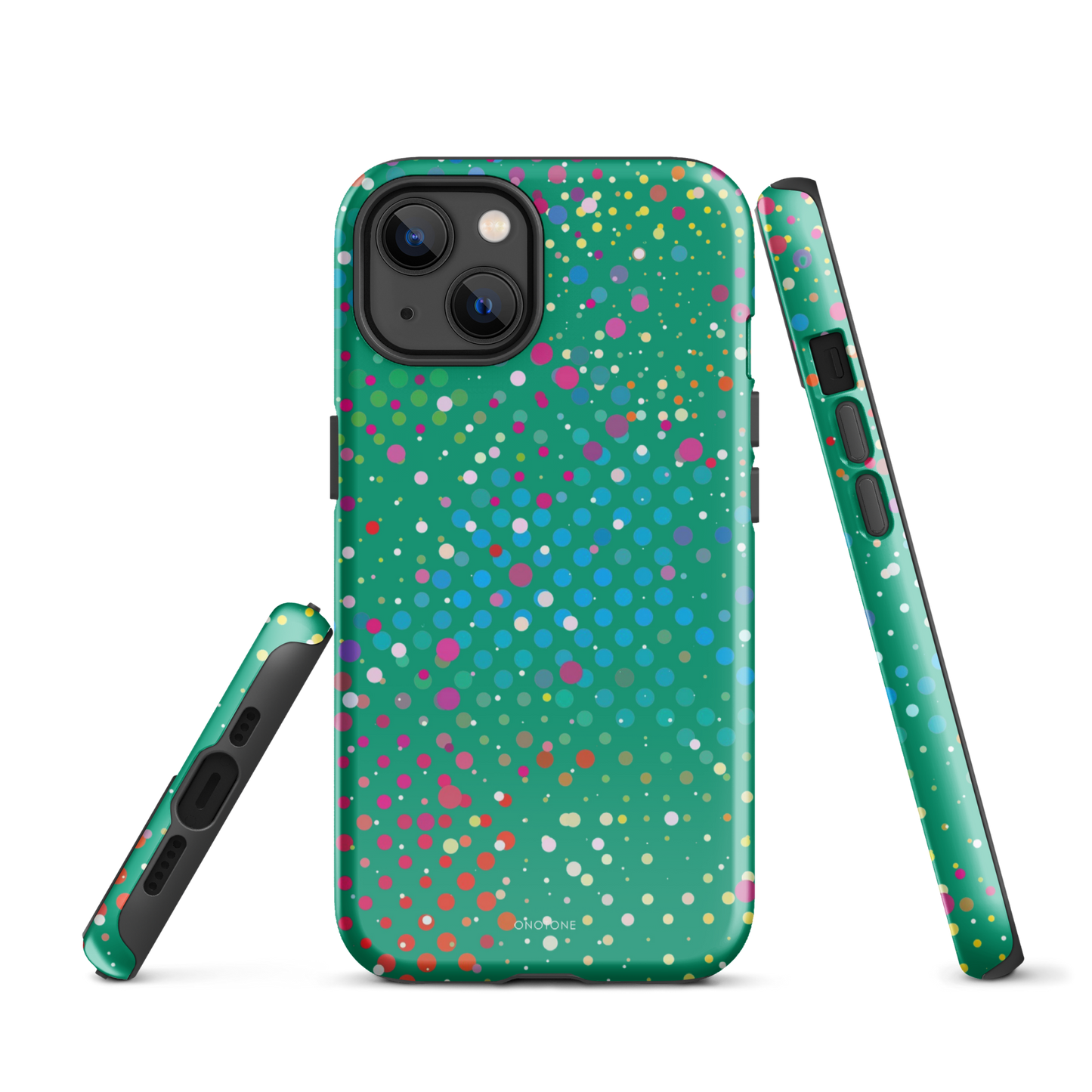 Spanish Green Polka Dot iPhone 13 Case