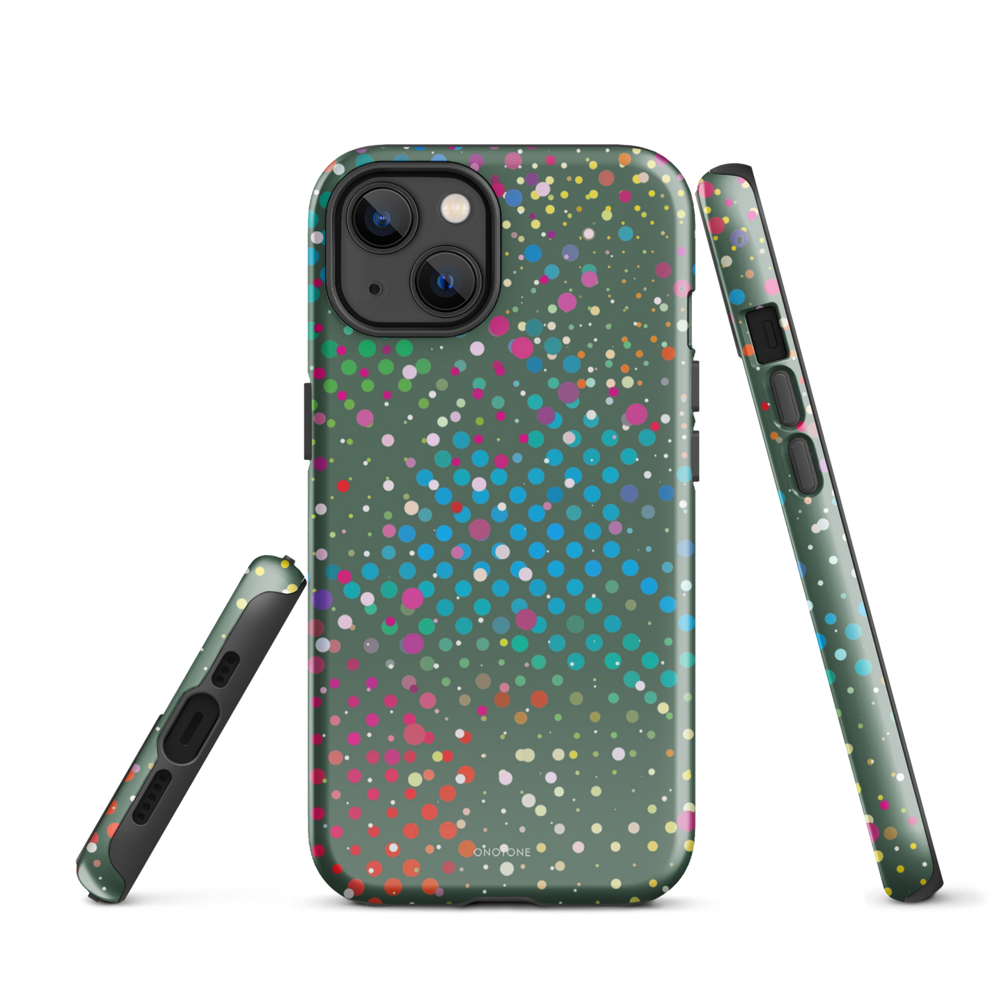 Evergreen Polka Dot iPhone 13 Case