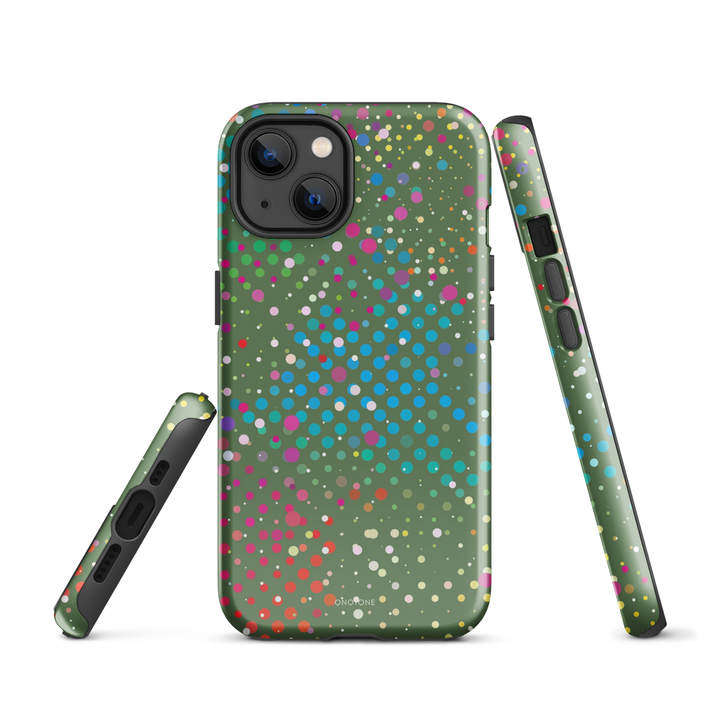 Japanese Laurel Polka Dot iPhone 13 Case