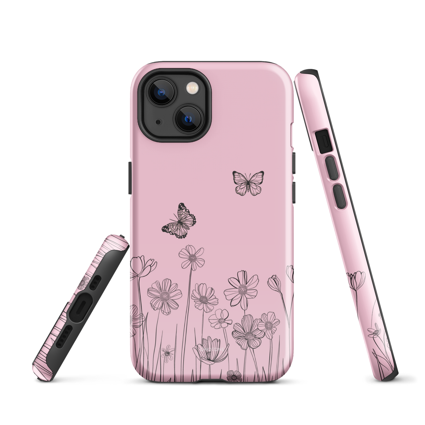 Flushing Pink Pastel Color iPhone 13 Case