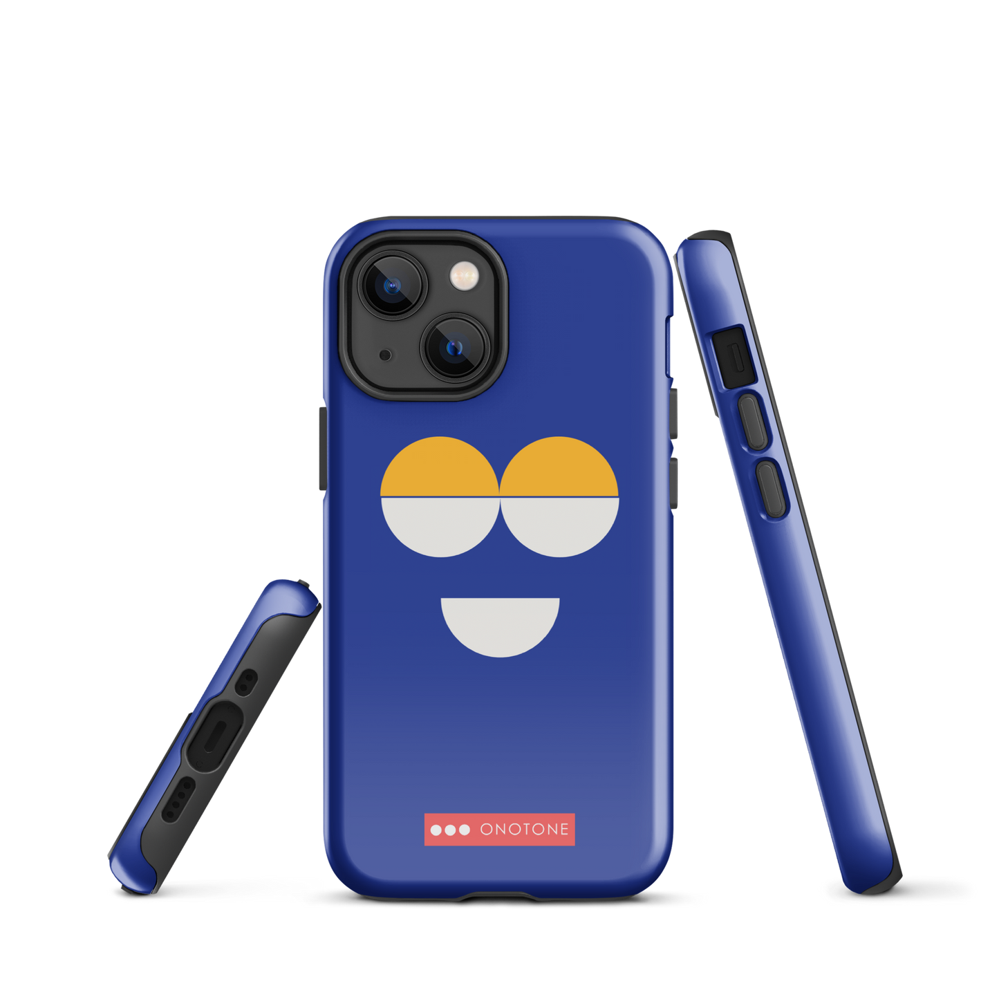 Dual Layer blue modern iPhone® Case