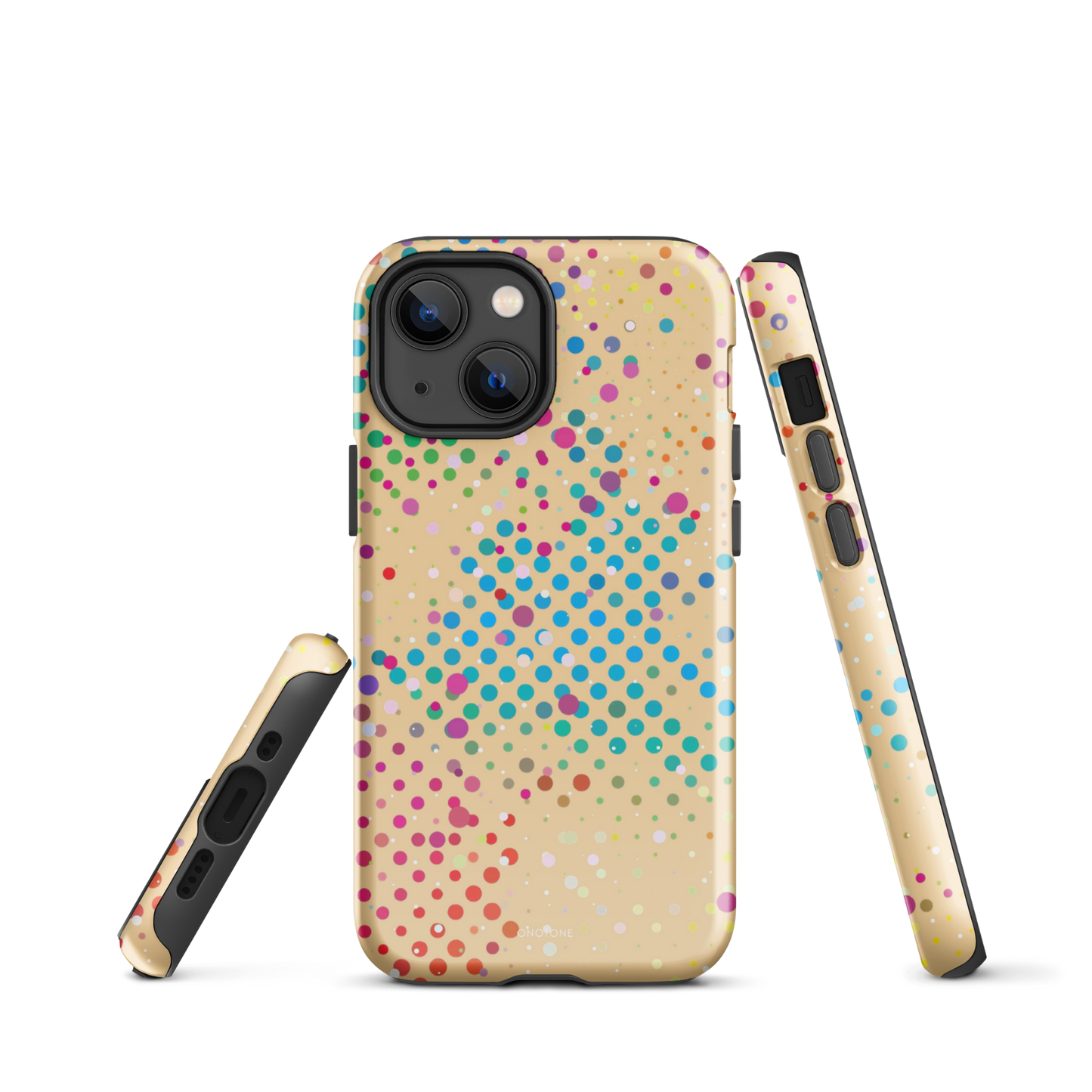 Beige Polka Dot iPhone 13 mini Case