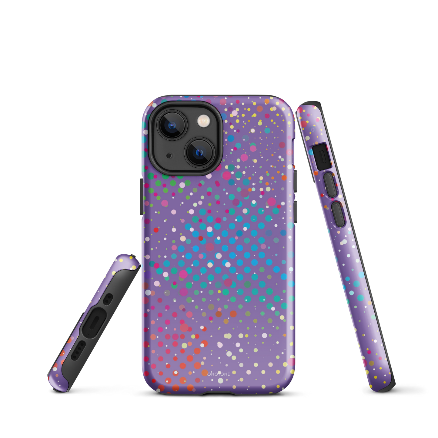 Purple Polka Dot iPhone 13 mini Case