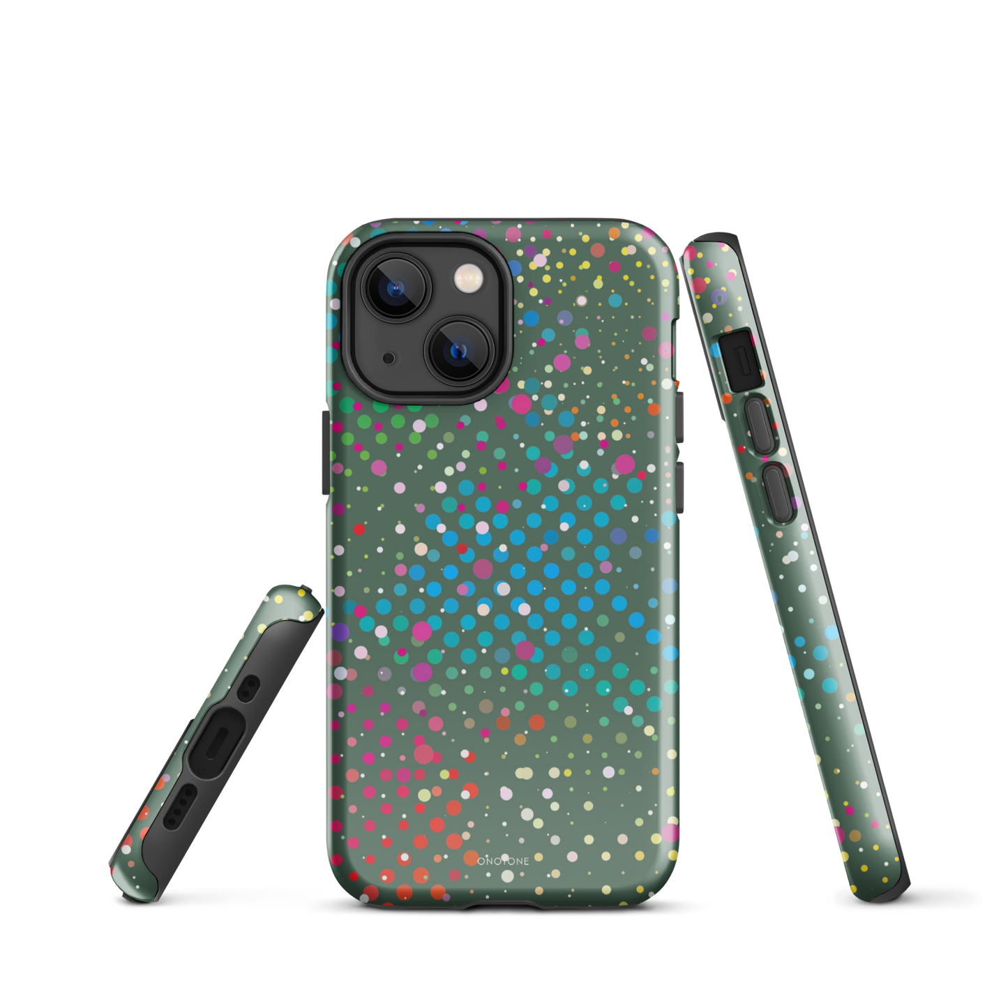 Evergreen Polka Dot iPhone 13 mini Case