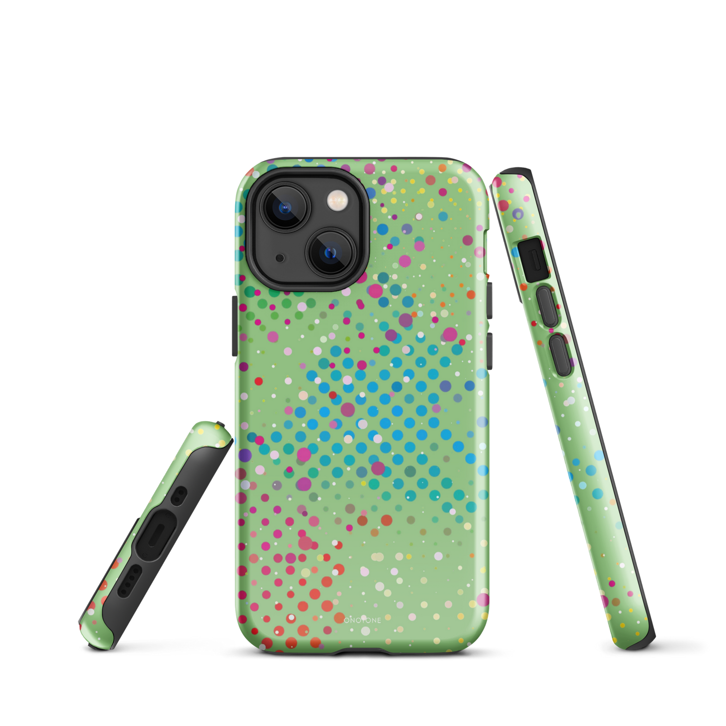 Granny Smith Apple Polka Dot iPhone 13 mini Case