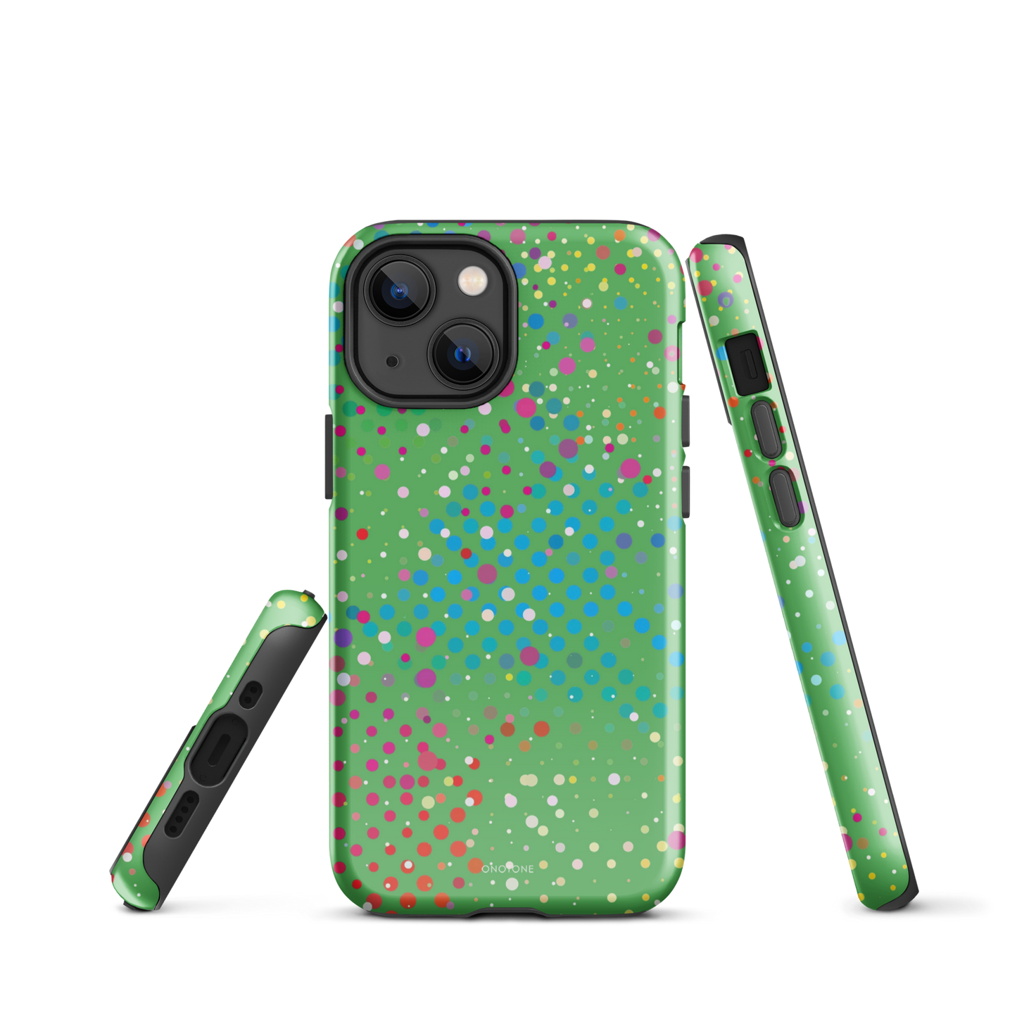 Leafy Green Polka Dot iPhone 13 mini Case