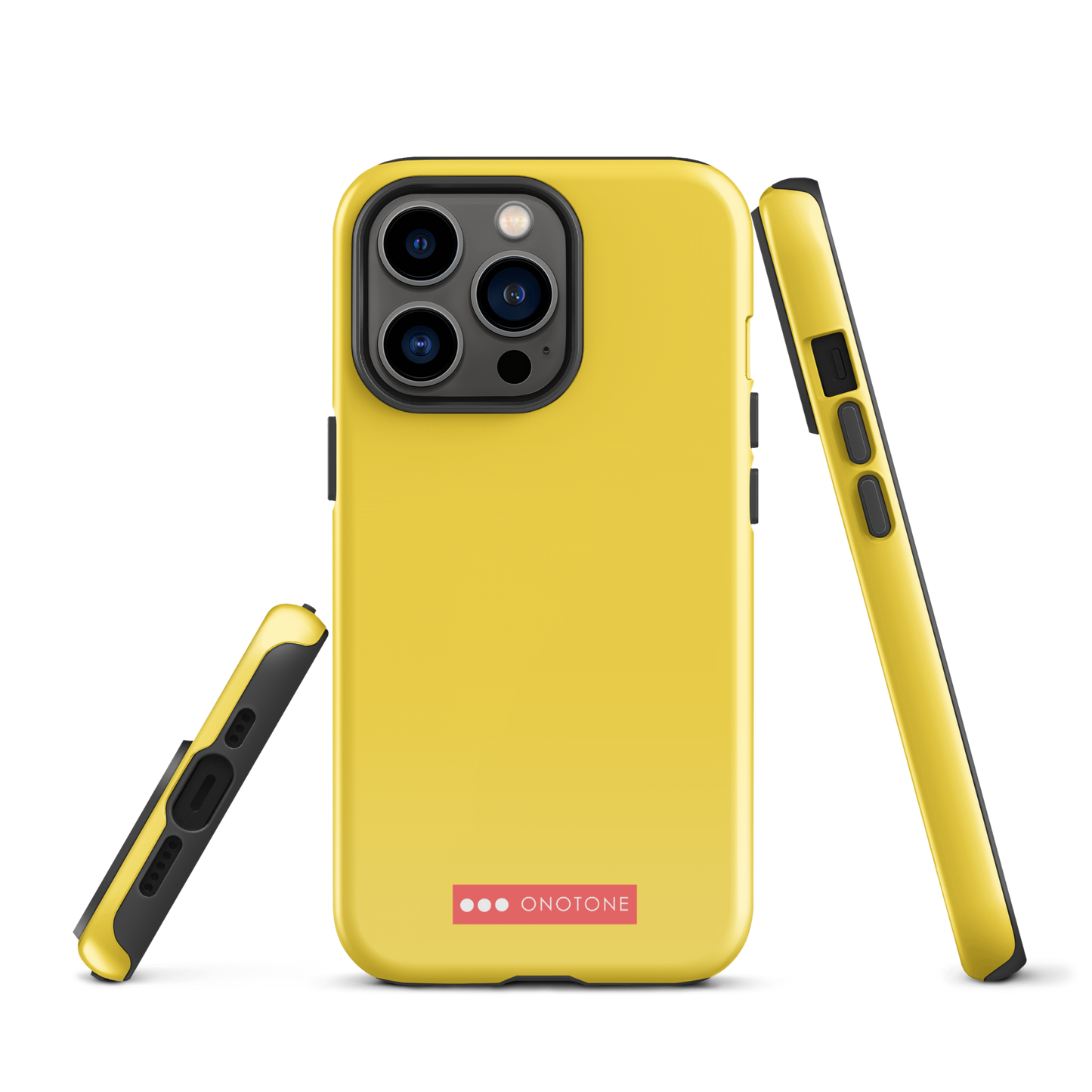 Dual Layer yellow iPhone® Case - Pantone® 114