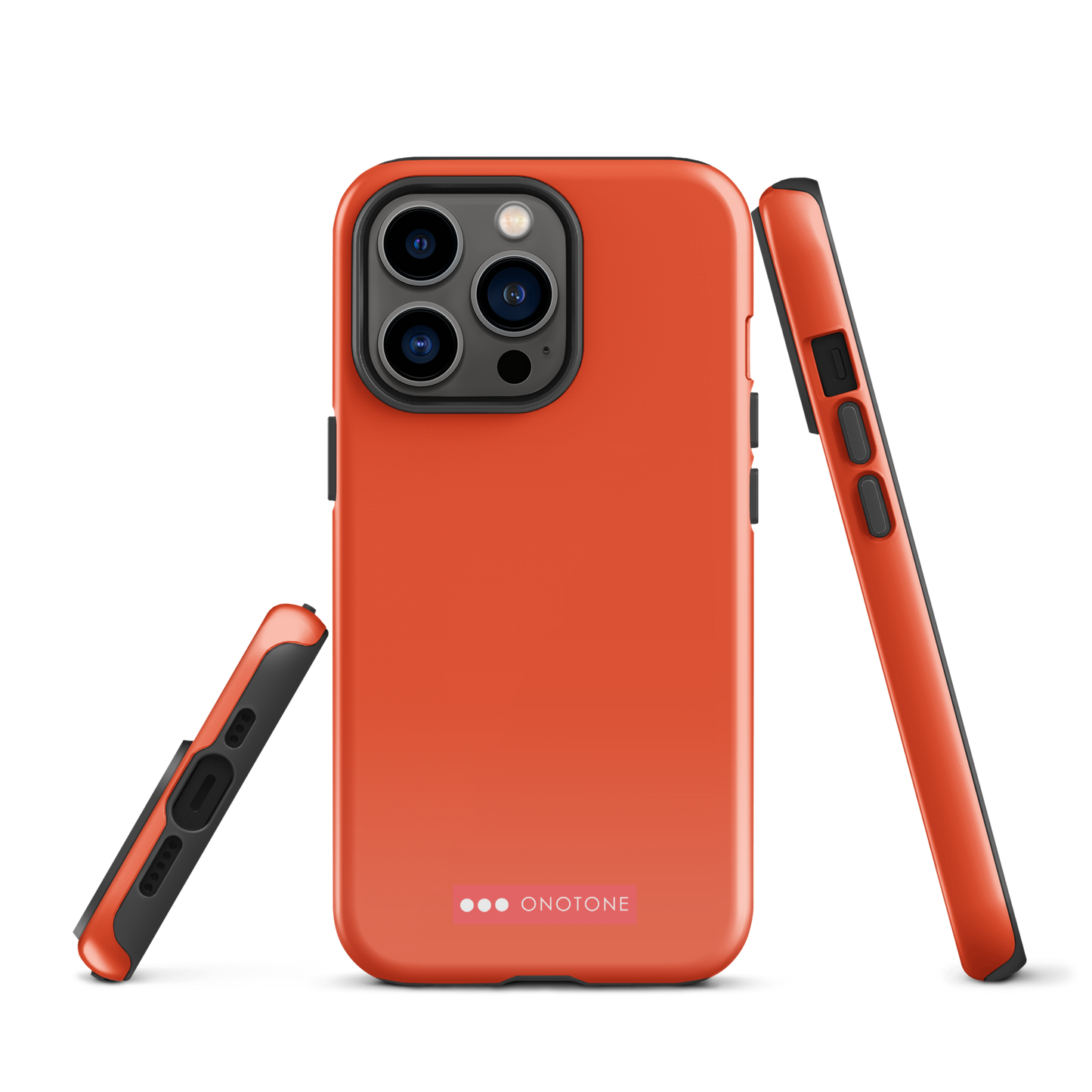 Dual Layer orange iPhone® Case - Pantone® 172