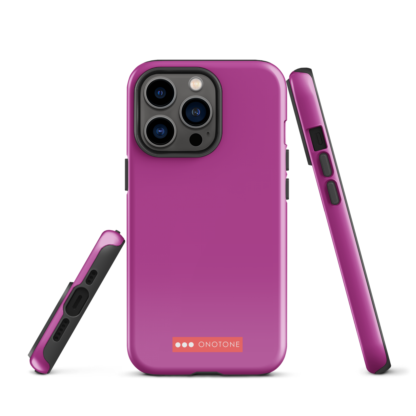 Dual Layer pink iPhone® Case - Pantone® 247