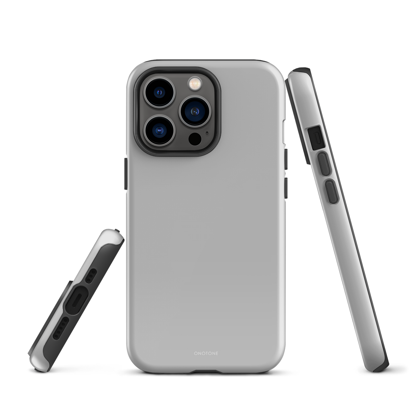 GRAY MINIMALIST IPHONE® CASE - PANTONE® COOL GRAY 4