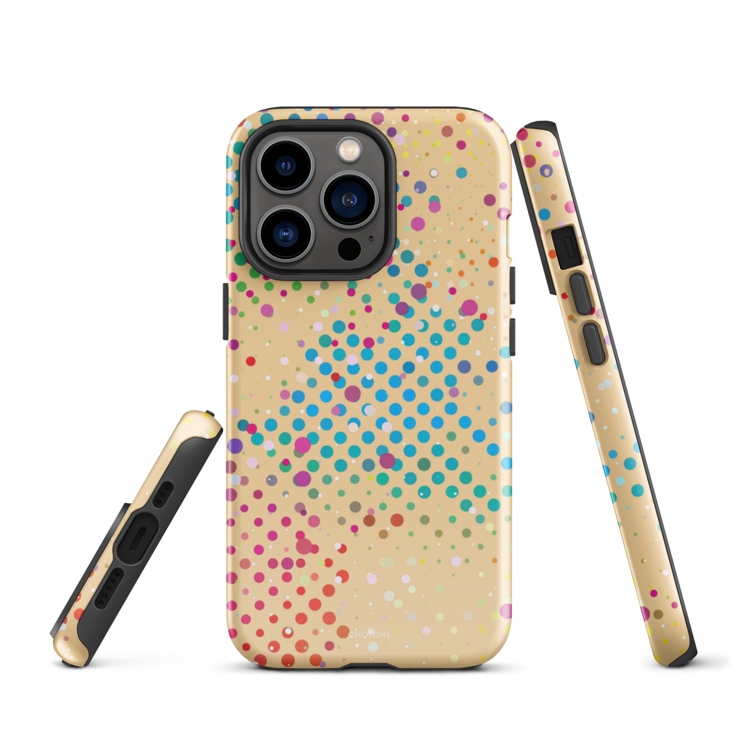 Beige Polka Dot iPhone 13 Pro Case