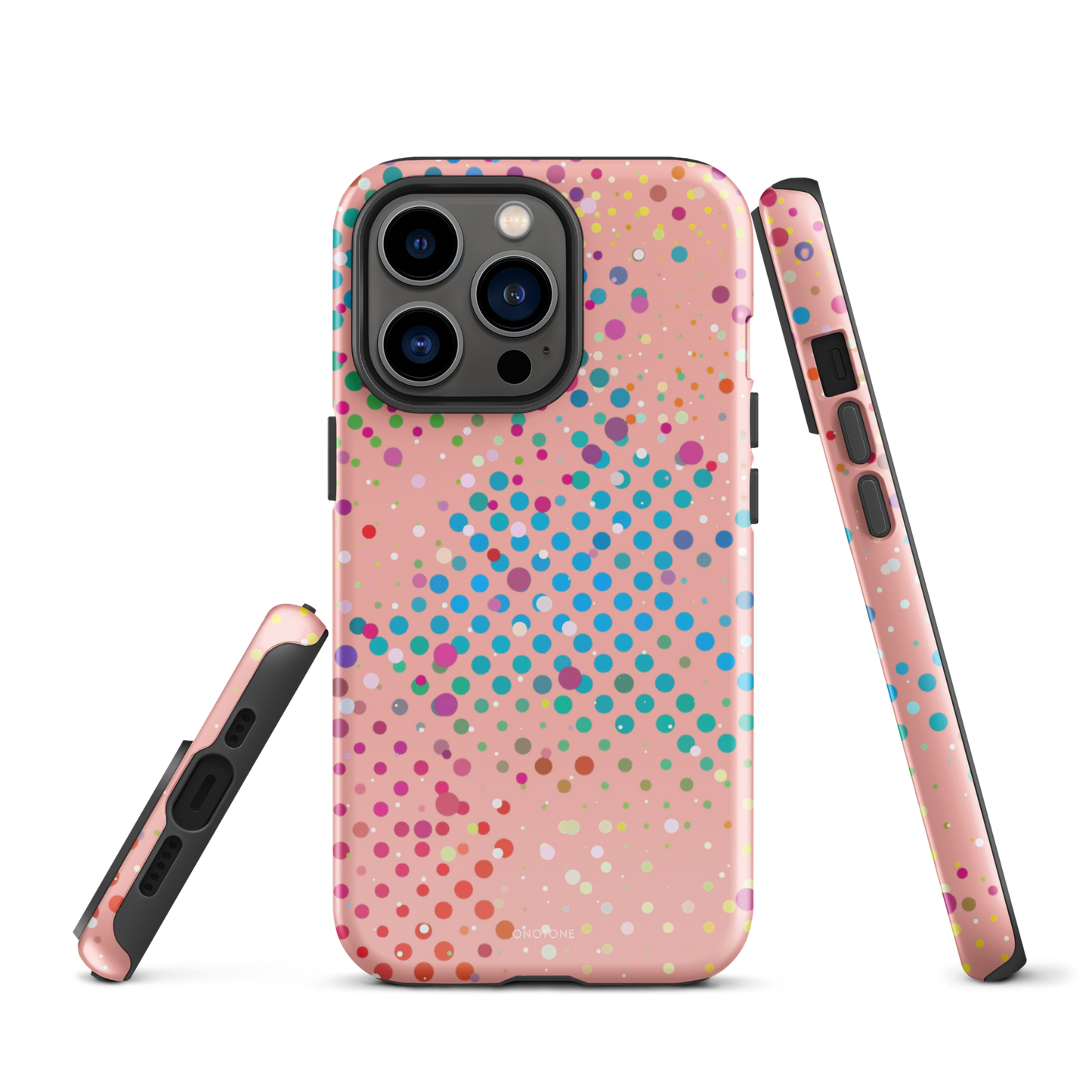 Pearl Vivid Crimson Polka Dot iPhone 13 Pro Case