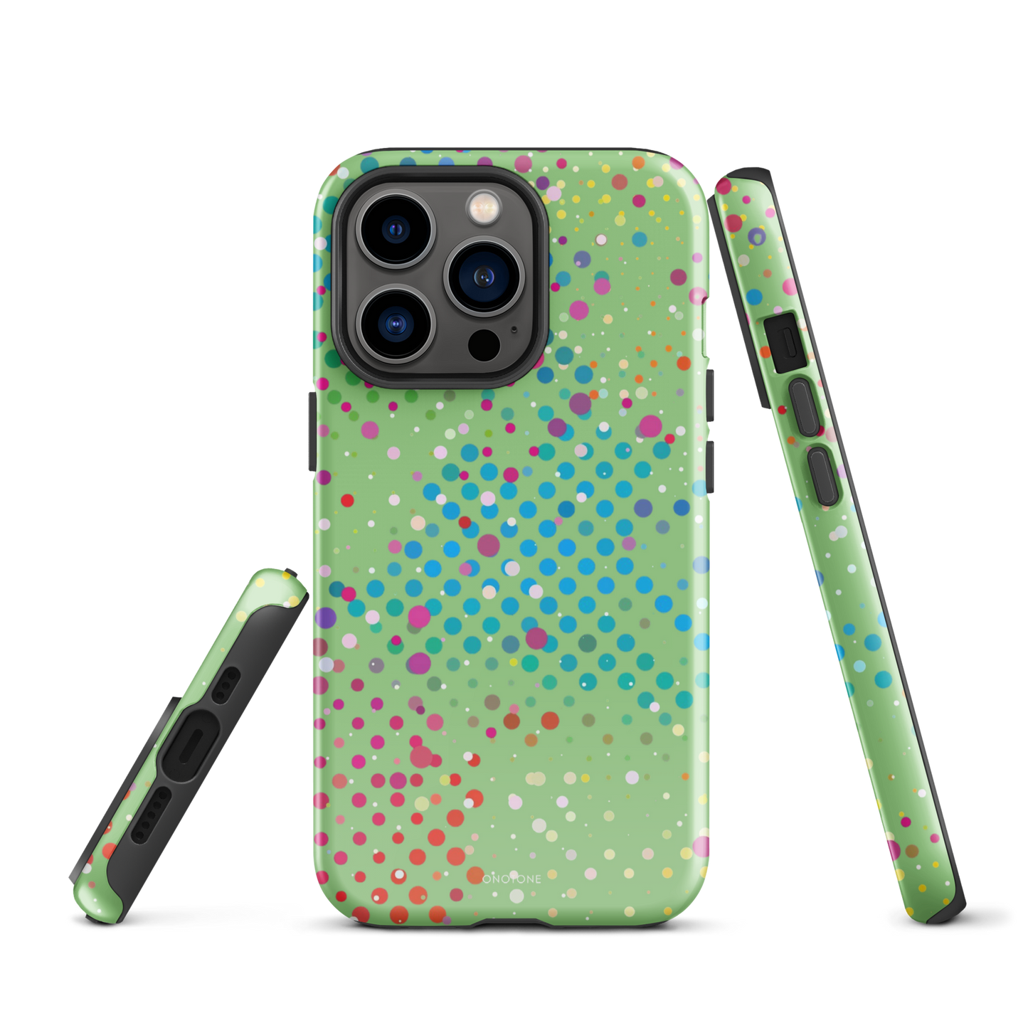 Granny Smith Apple Polka Dot iPhone 13 Pro Case