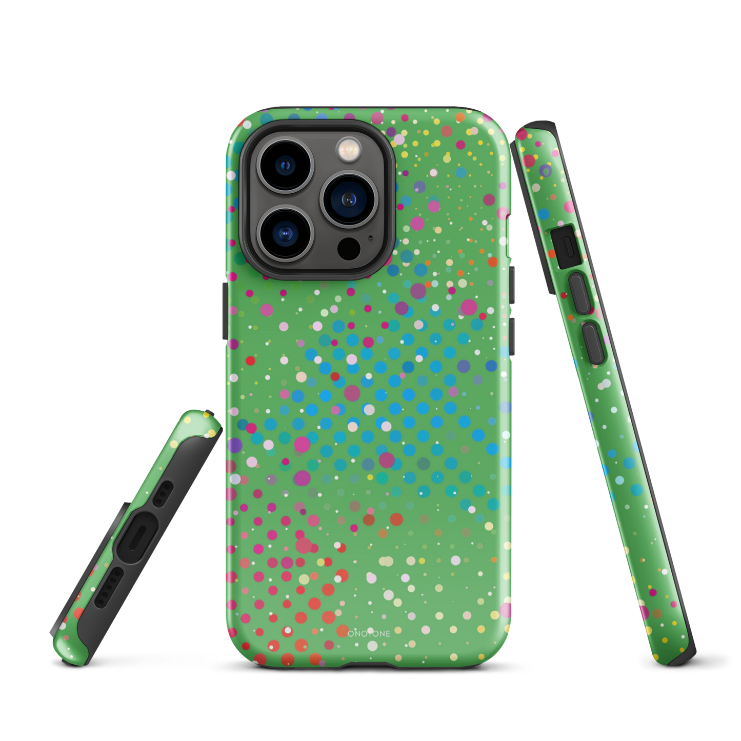 Leafy Green Polka Dot iPhone 13 Pro Case