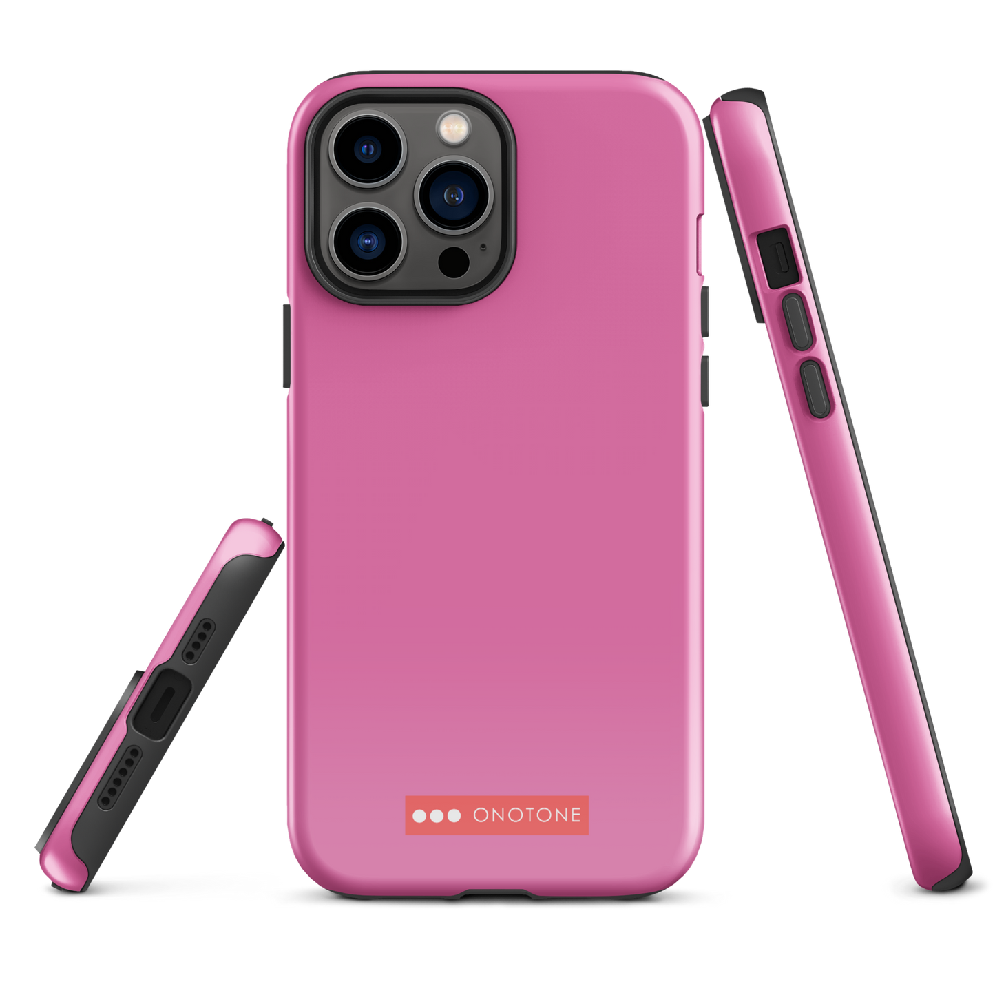 Dual Layer pink iPhone® Case - Pantone® 218