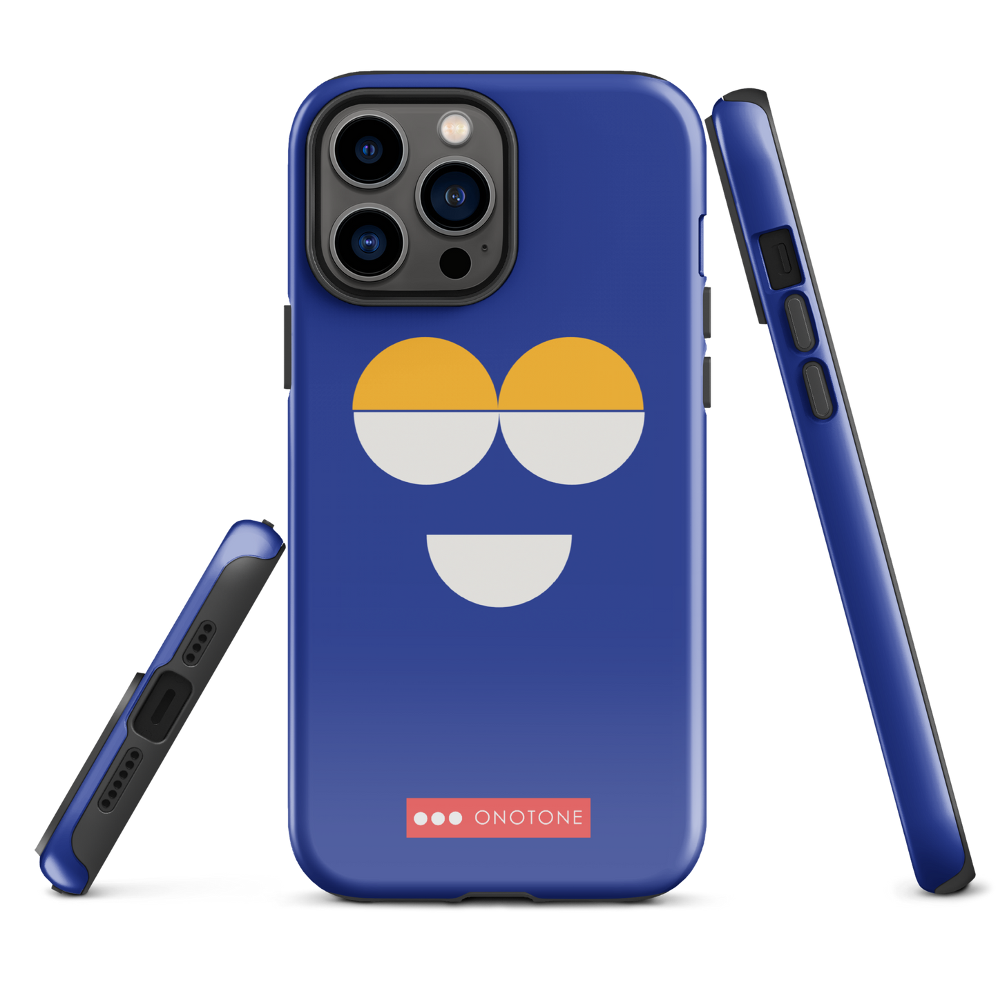 Dual Layer blue modern iPhone® Case