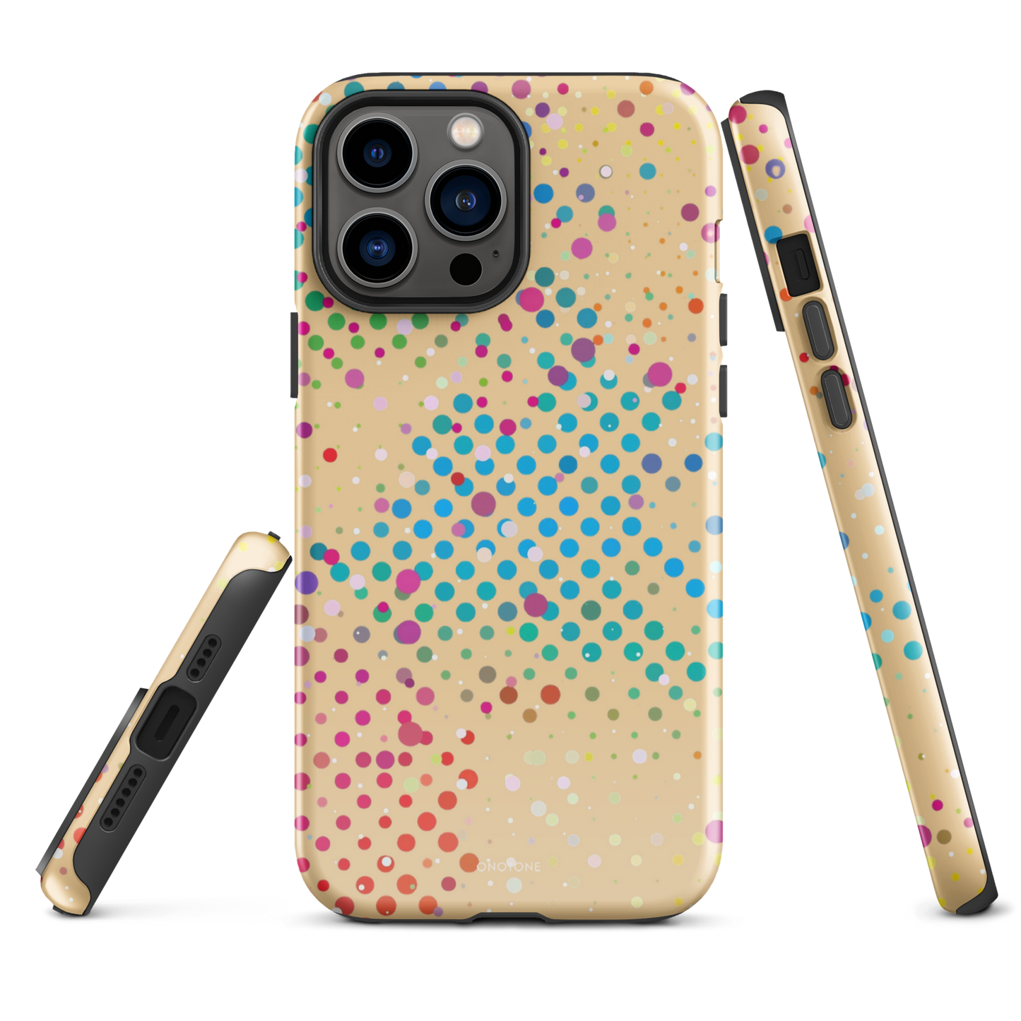 Beige Polka Dot iPhone 13 Pro Max Case