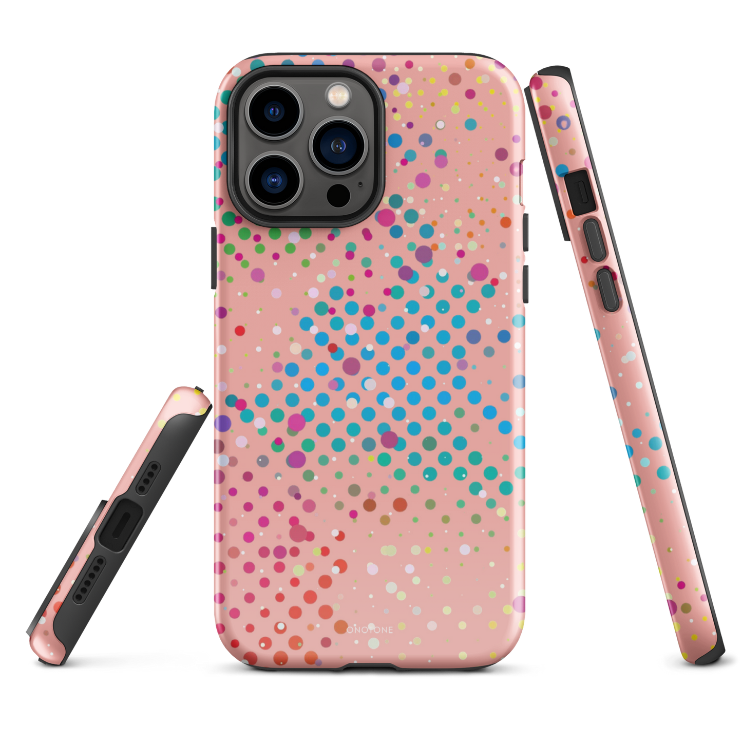 Pearl Vivid Crimson Polka Dot iPhone 13 Pro Max Case