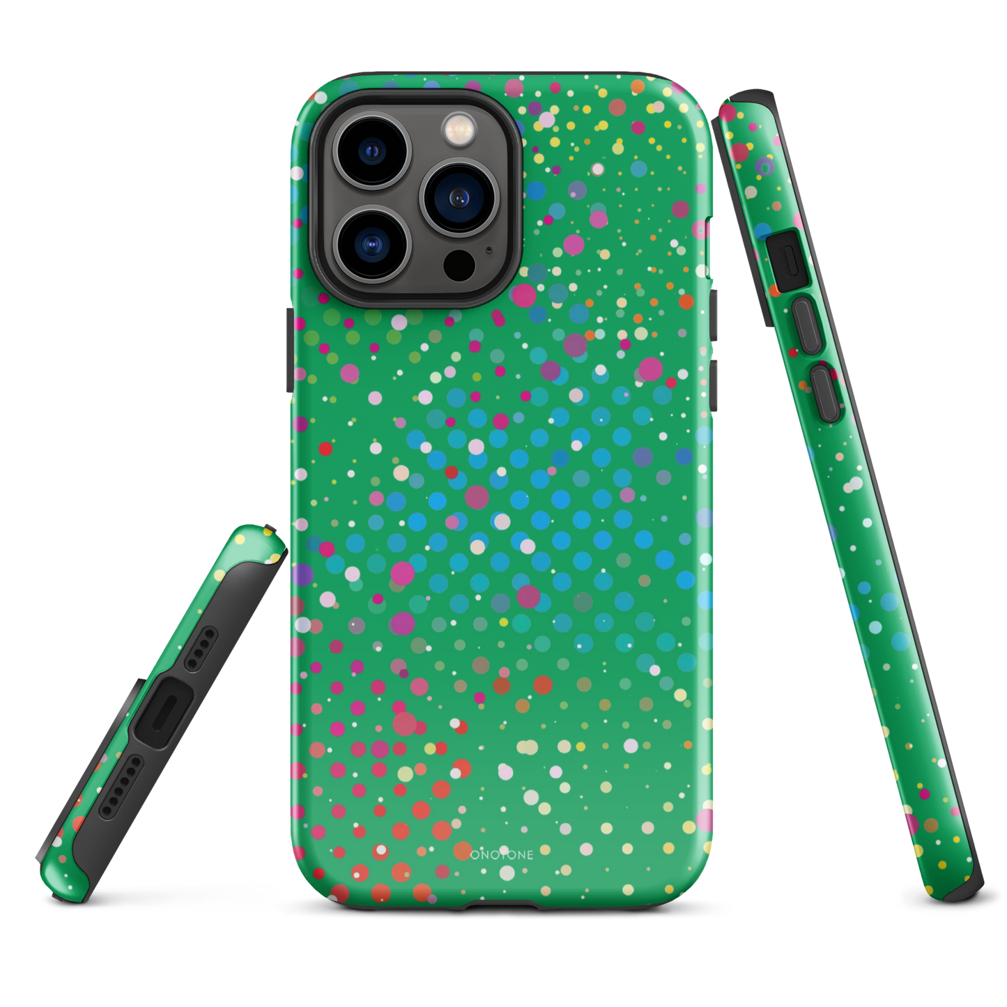 Shamrock Green Polka Dot iPhone 13 Pro Max Case