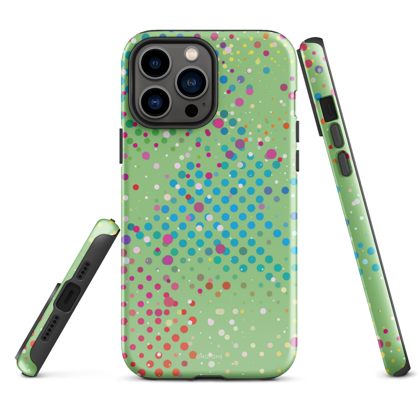 Granny Smith Apple Polka Dot iPhone 13 Pro Max Case