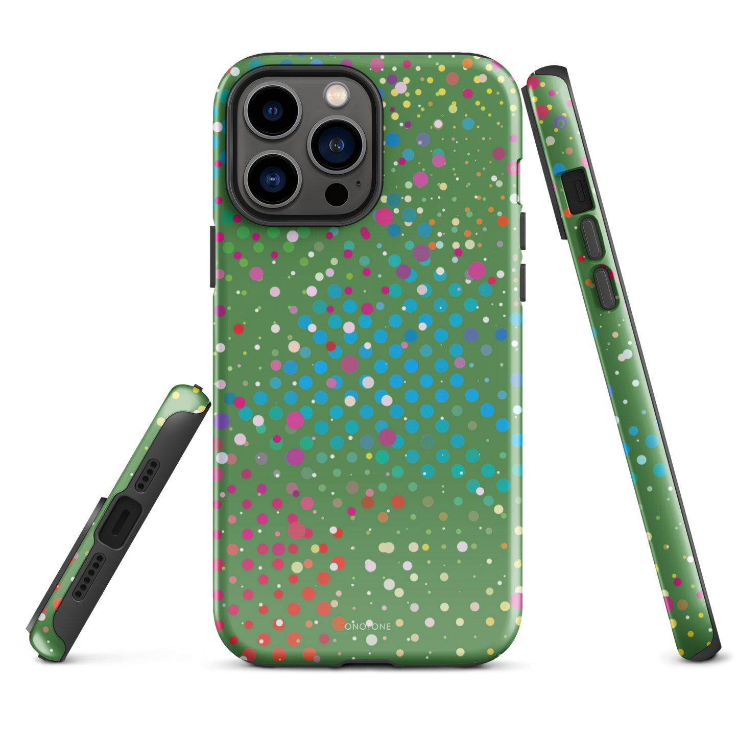 Grass Green Polka Dot iPhone 13 Pro Max Case