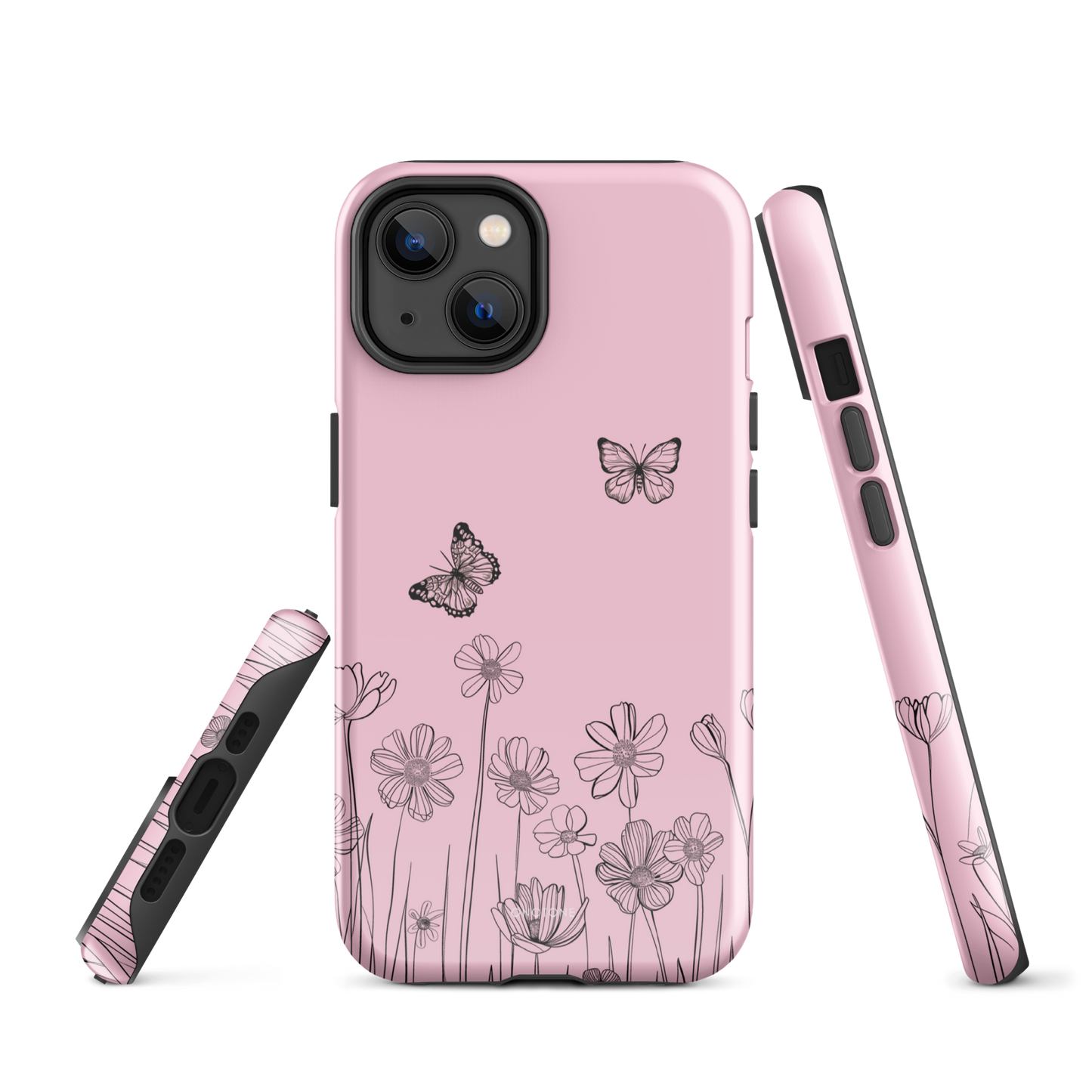 Flushing Pink Pastel Color iPhone 14 Case