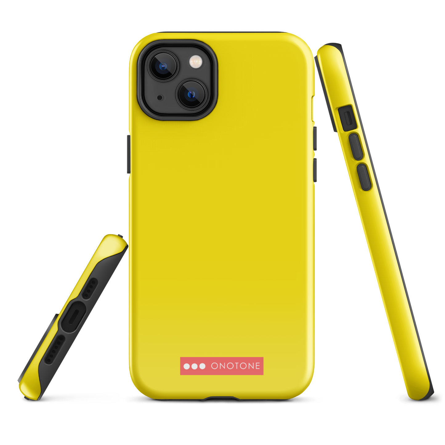 Dual Layer yellow iPhone® Case - Pantone® 102