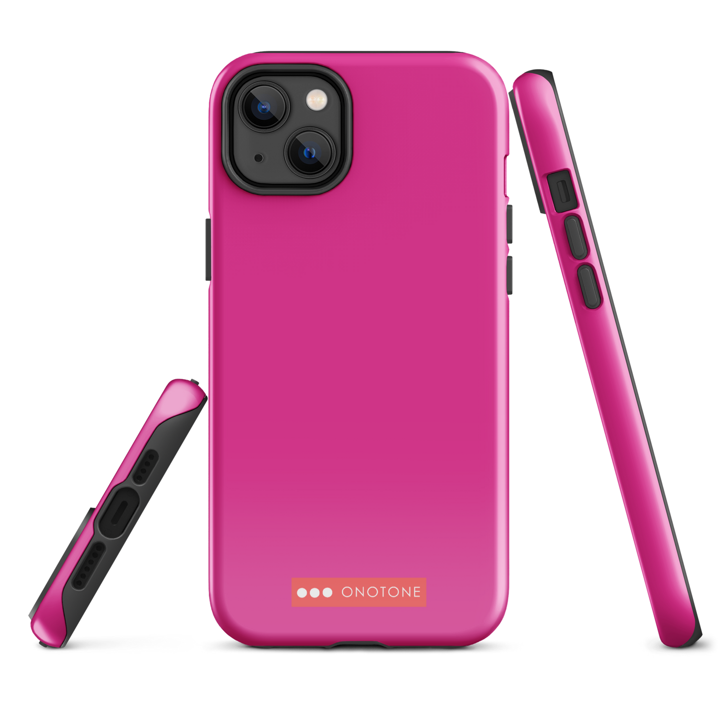 Dual Layer pink iPhone® Case - Pantone® 225