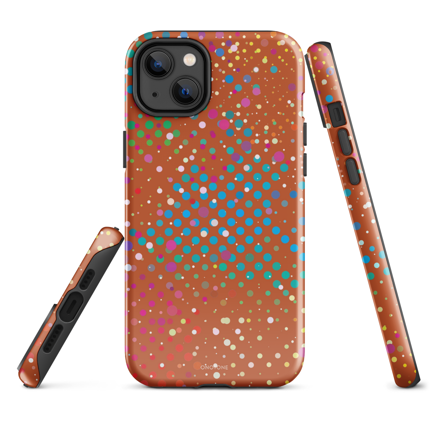 Vermilion Polka Dot iPhone 14 Plus Case