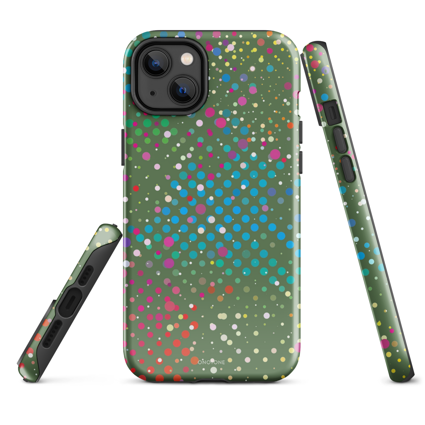 Japanese Laurel Polka Dot iPhone 14 Plus Case