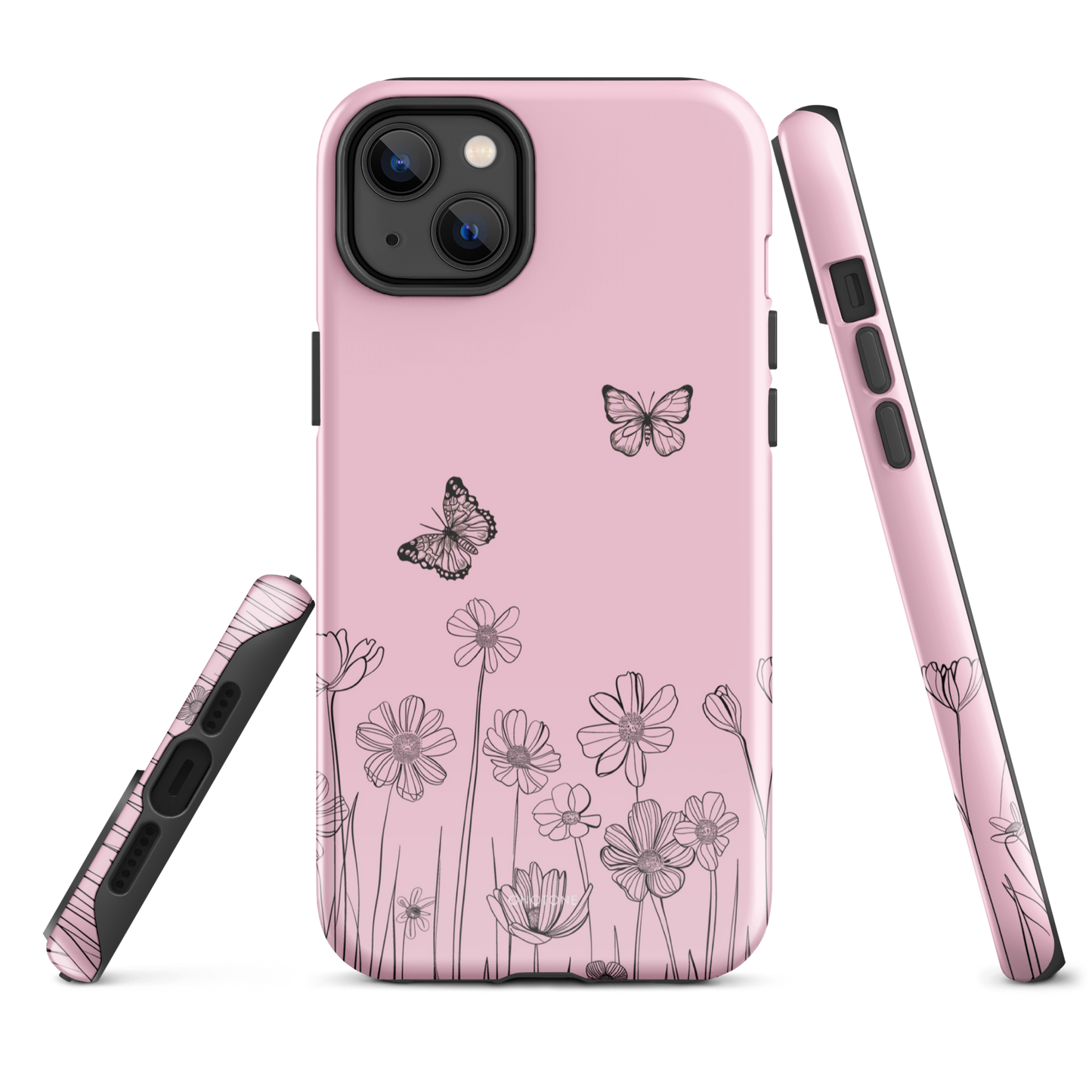 Flushing Pink Pastel Color iPhone 14 Plus Case