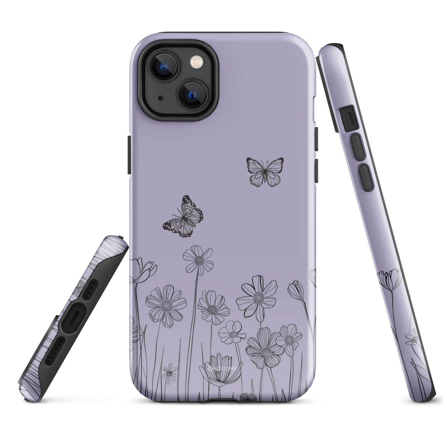 Lilac Clematis Pastel Color iPhone 14 Plus Case