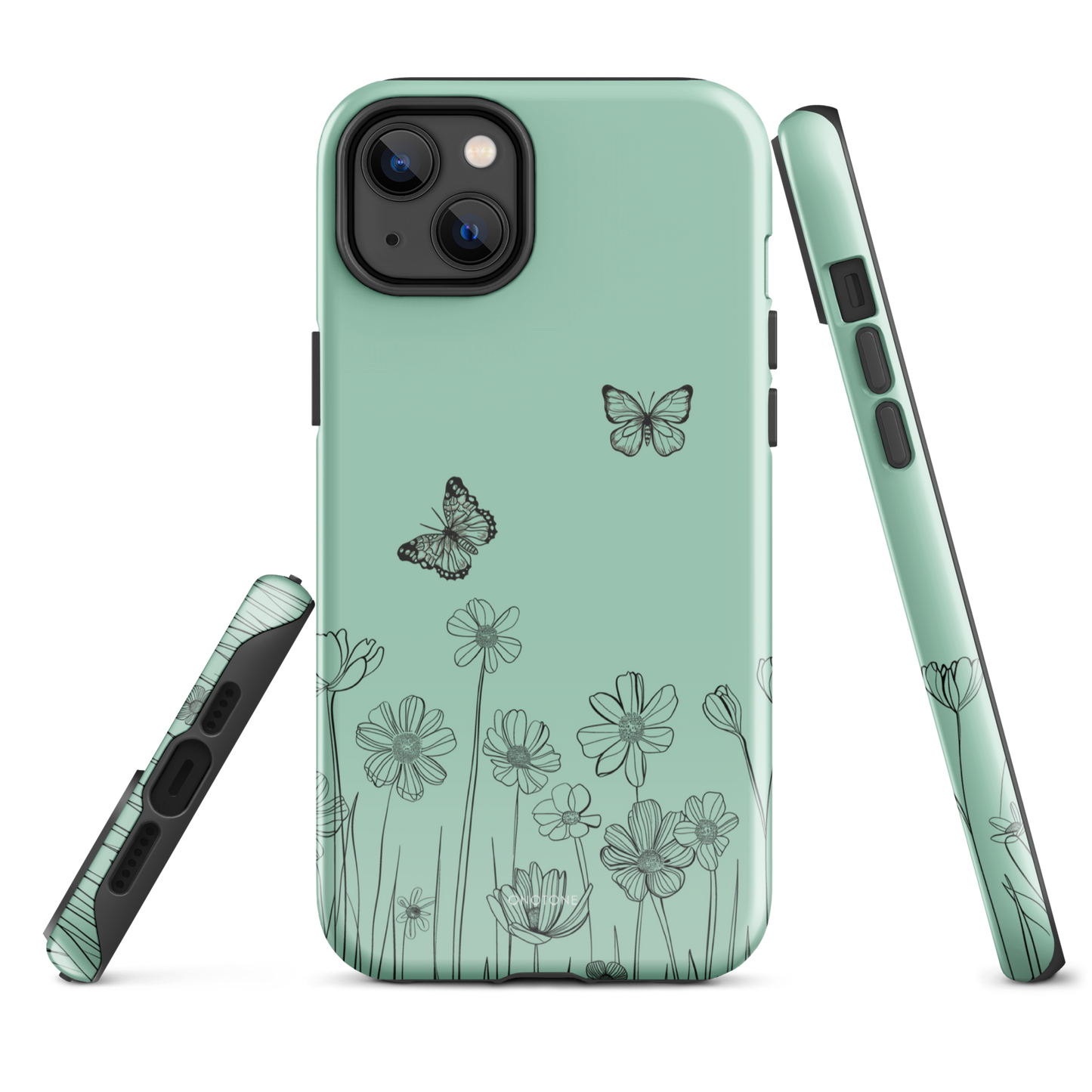 Serene Green Pastel Color iPhone 14 Plus Case