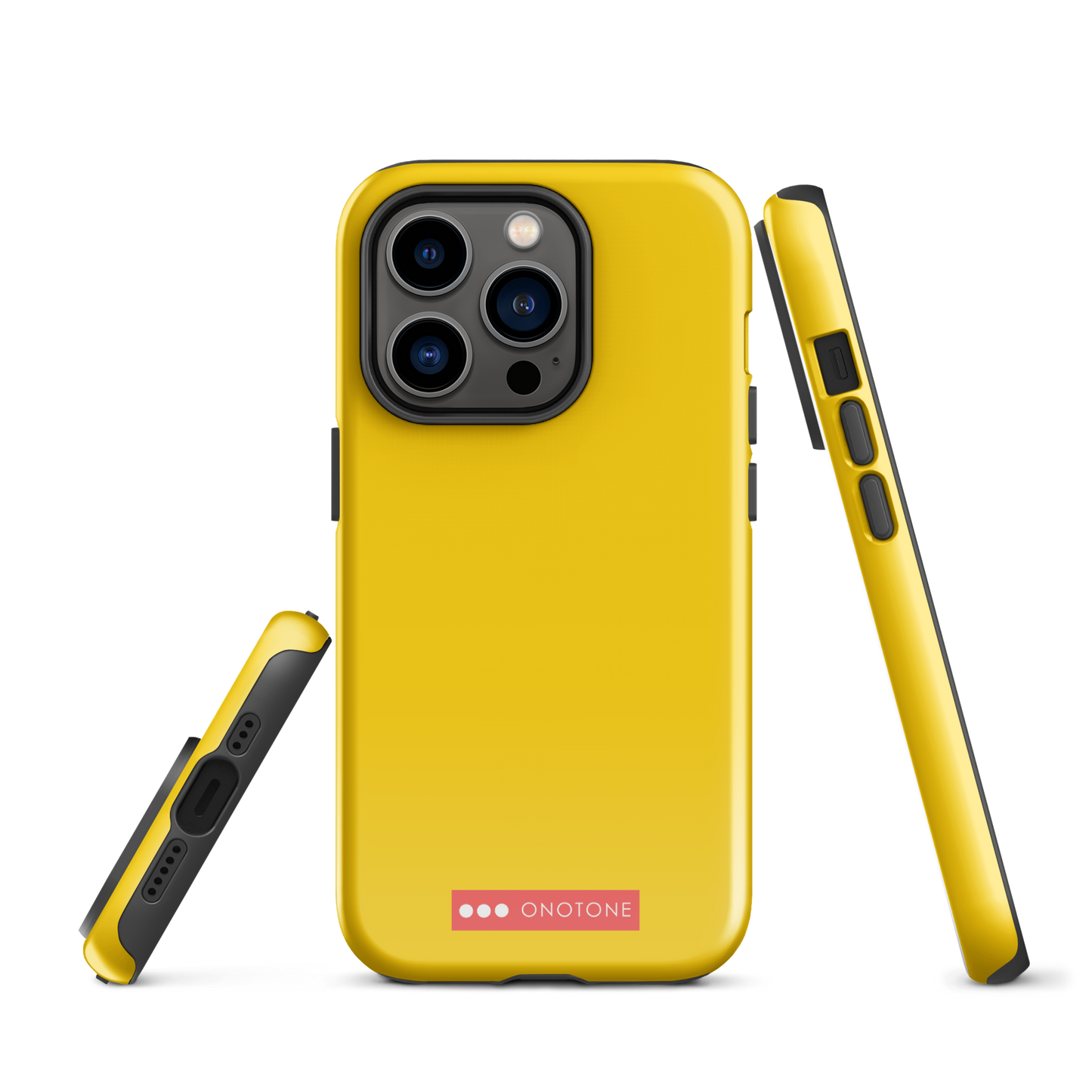 Dual Layer yellow iPhone® Case - Pantone® 109
