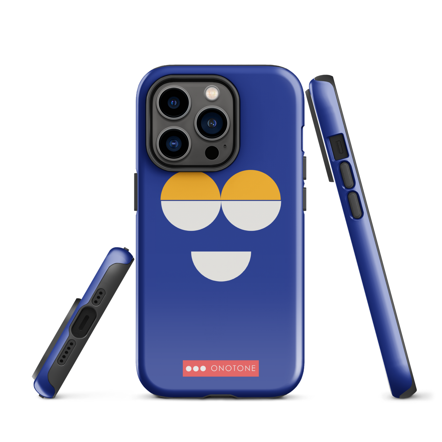 Dual Layer blue modern iPhone® Case