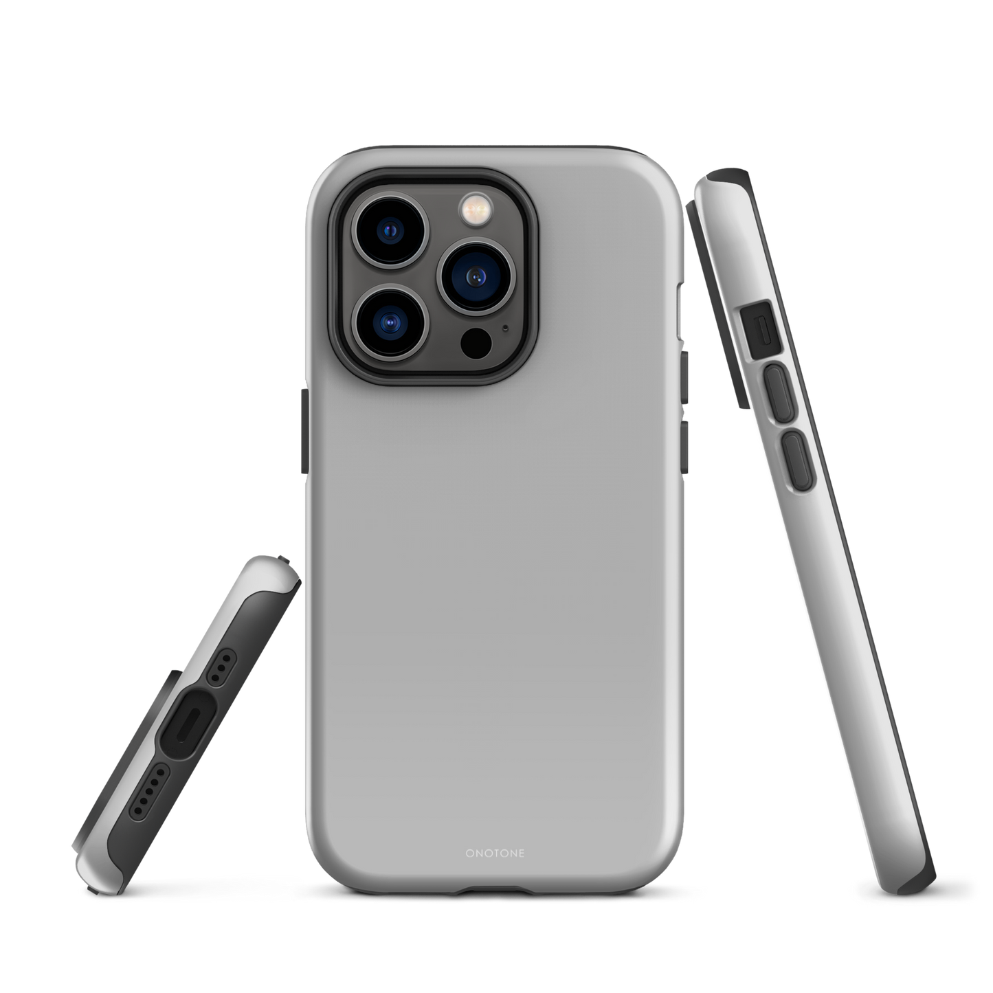 GRAY MINIMALIST IPHONE® CASE - PANTONE® COOL GRAY 4