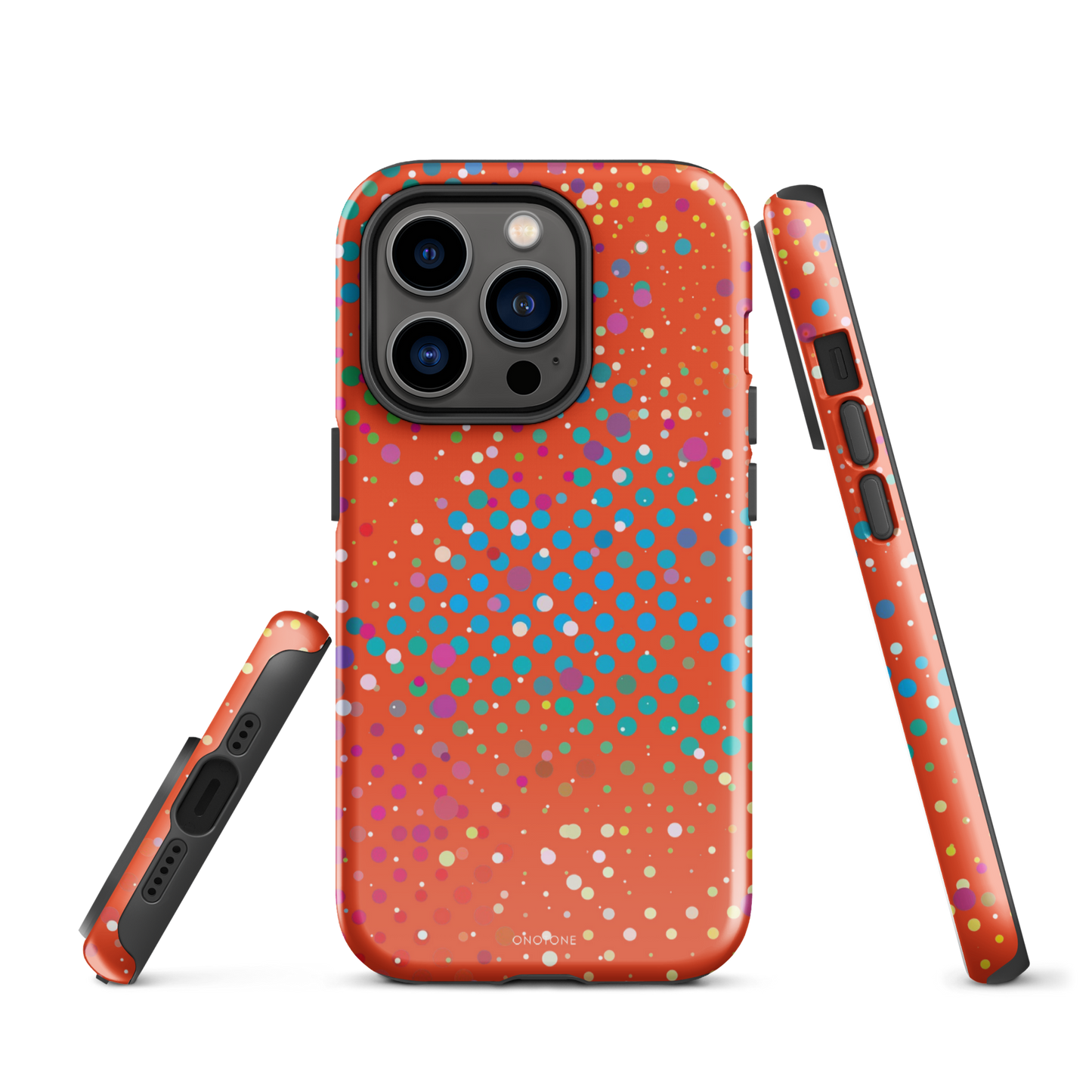 Brown Polka Dot iPhone 14 Pro Case