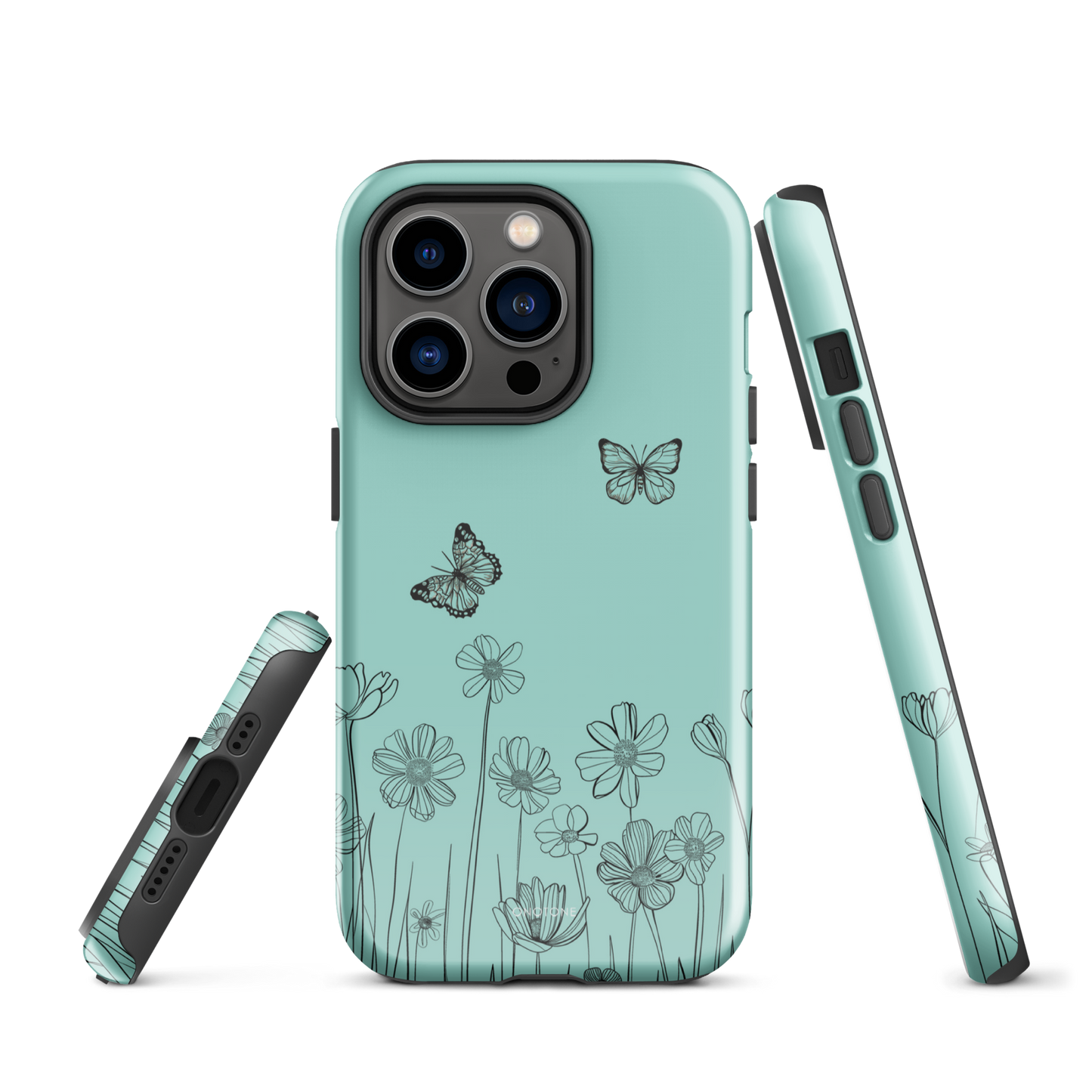Aqua Frost Pastel Color iPhone 14 Pro Case