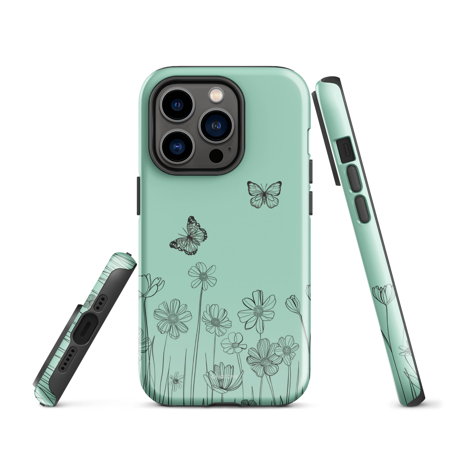 Graciously Green Pastel Color iPhone 14 Pro Case